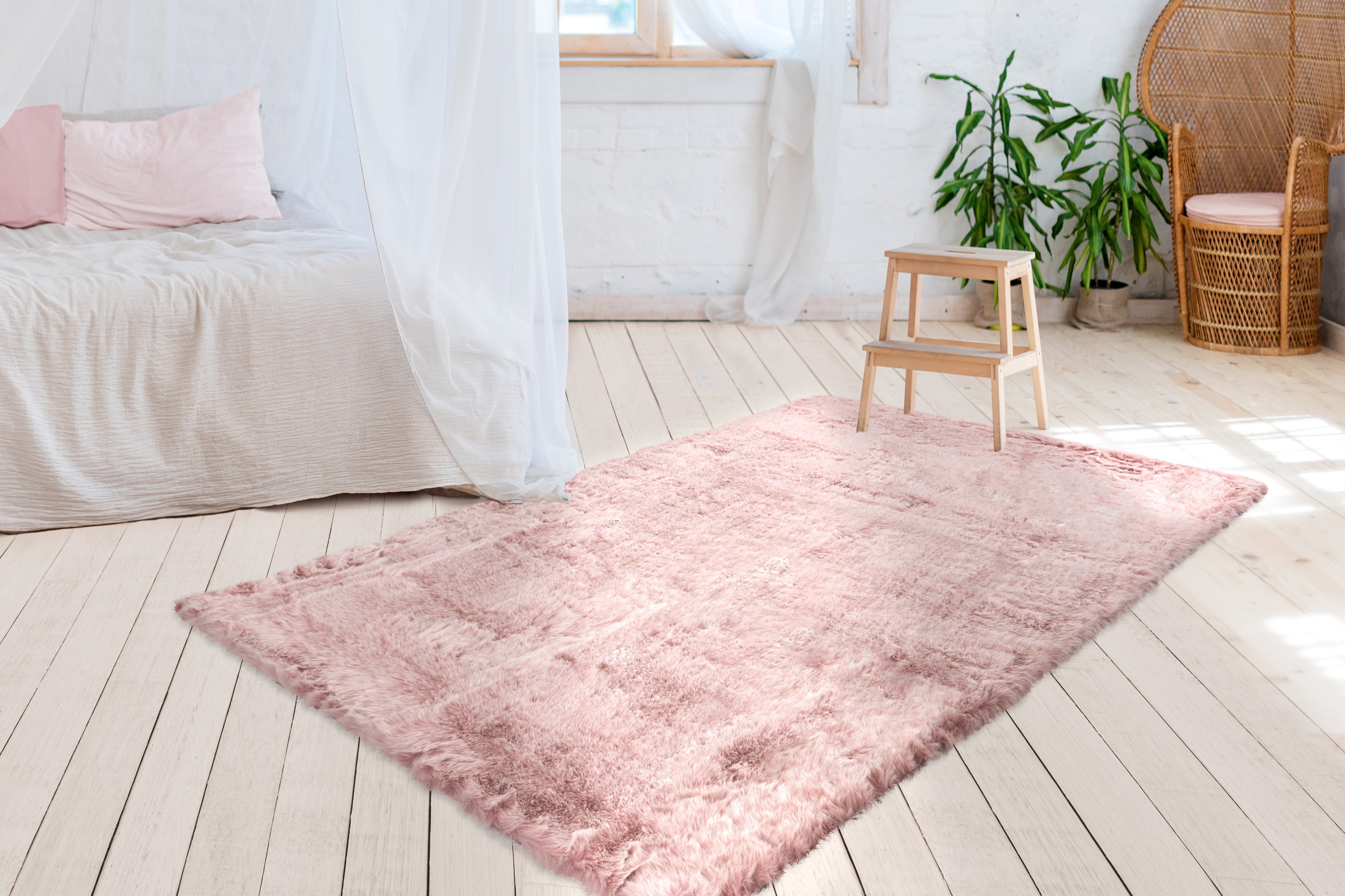 me gusta Vloerkleed Tender 125 Knuffelige & gezellige vloerkleed, UNI-kleuren, geschikt voor vloerverwarming