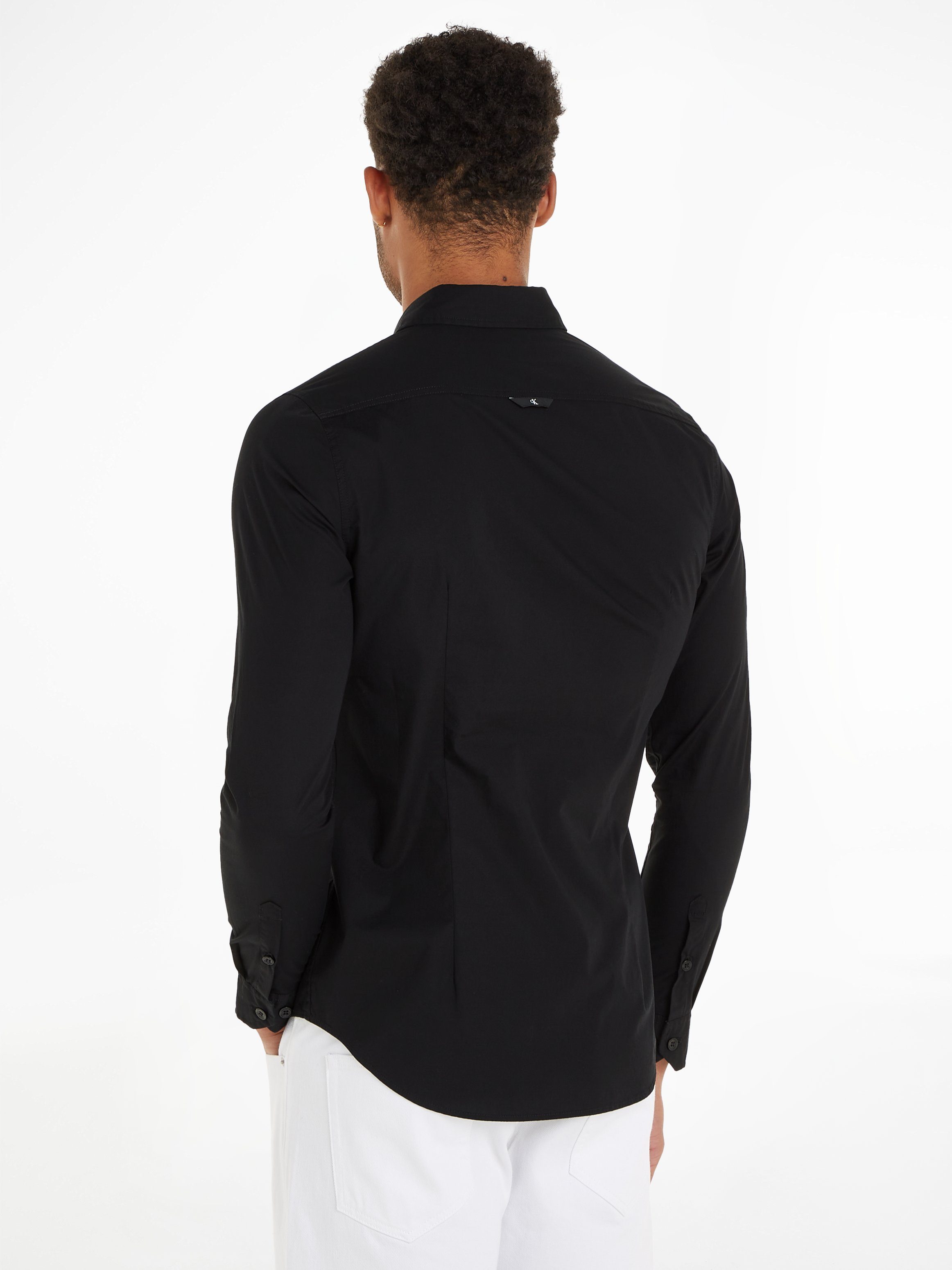 Calvin Klein Overhemd met lange mouwen SLIM STRETCH SHIRT