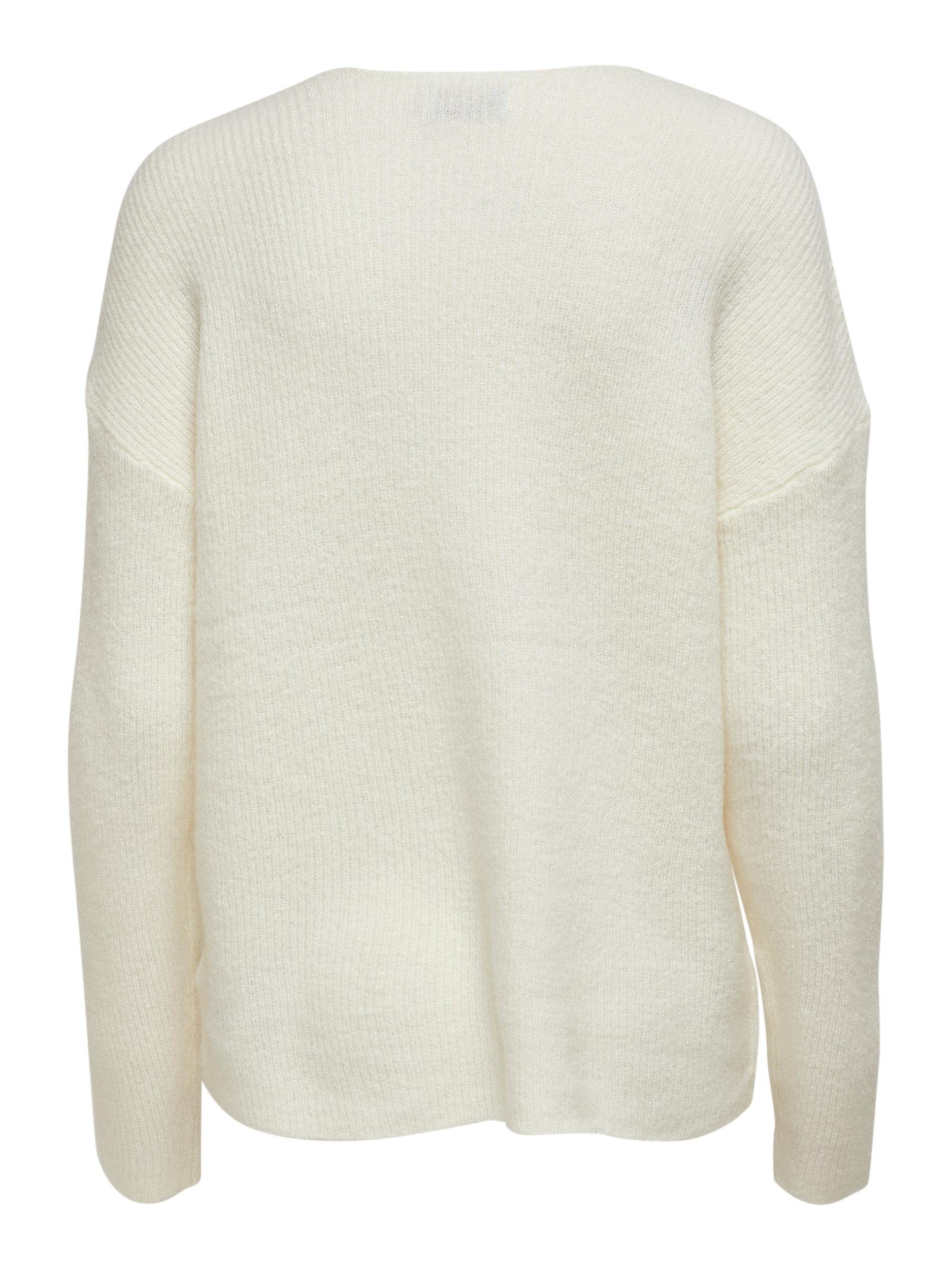 Only Trui met V-hals ONLCAMILLA V-NECK L/S PULLOVER KNT NOOS