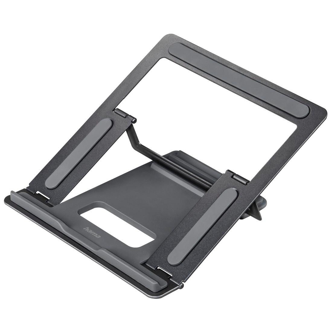 Hama Laptop standaard Notebook-standaard metaal in hoogte verstelbaar kantelbaar tot 39 cm 15,4" grijs