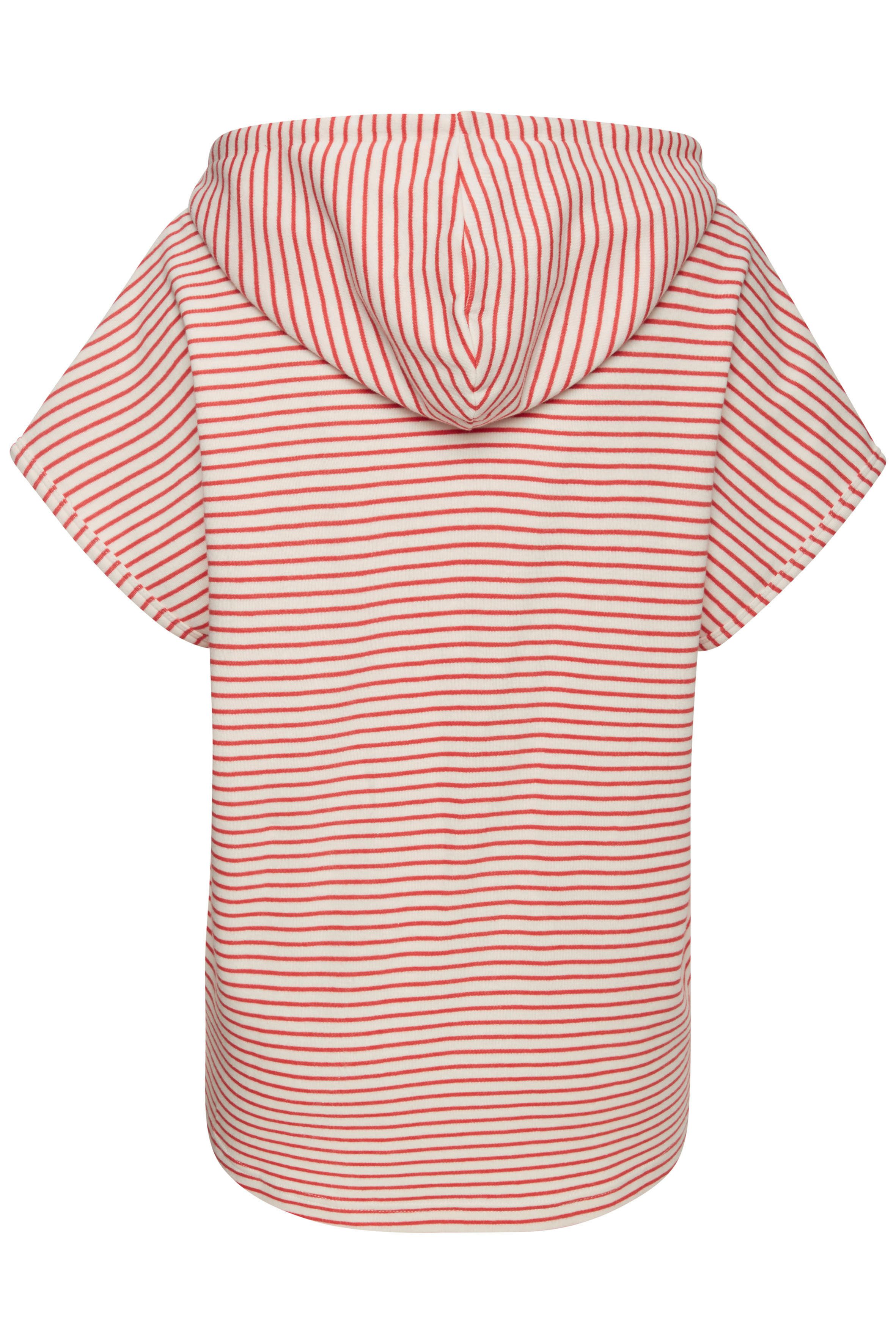 H.I.S Sweatshirt gestreept en met capuchon, loungewear