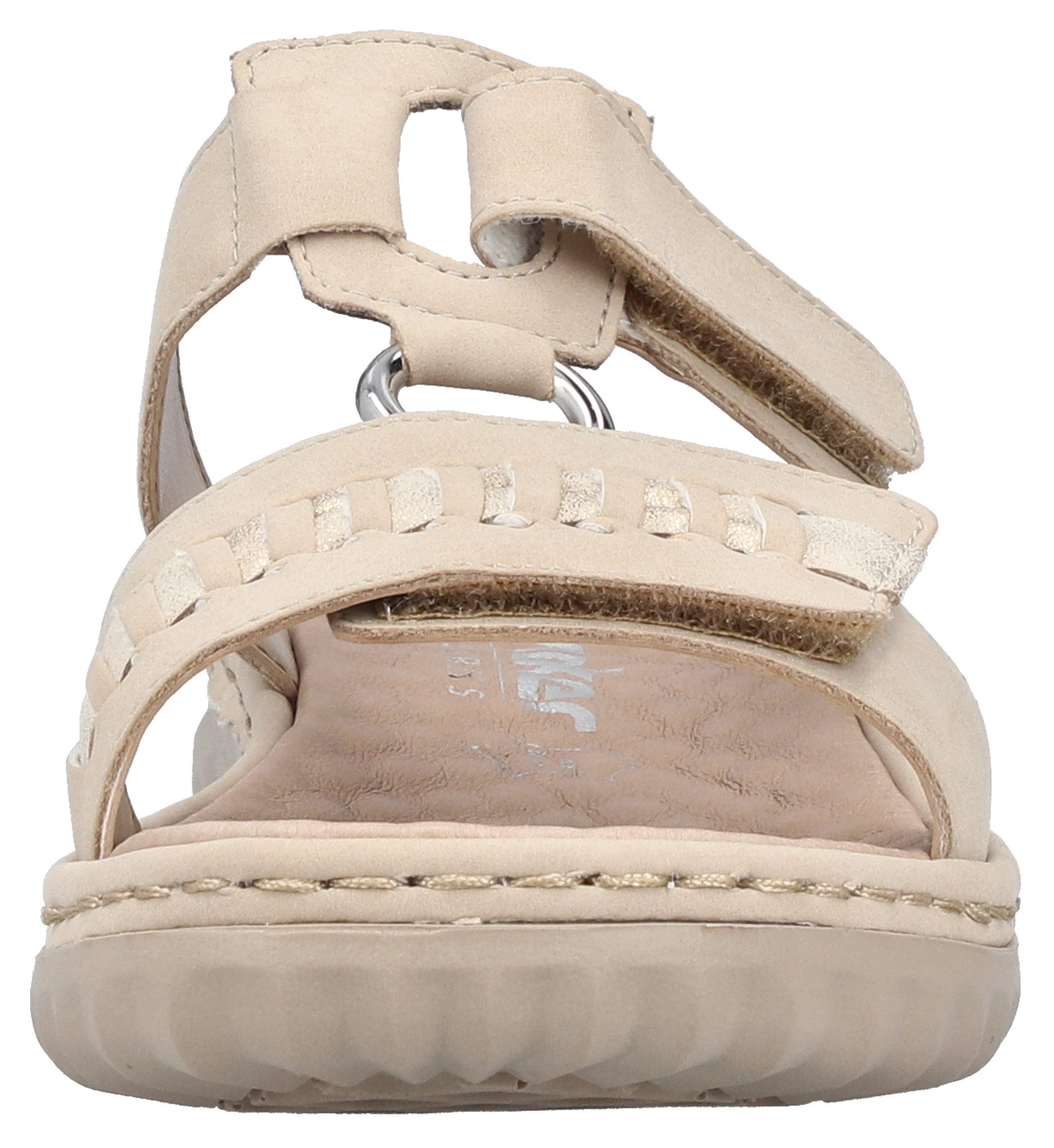 Rieker Slippers , zomerschoen, strandschoen met verstelbare klittenbandsluitingen