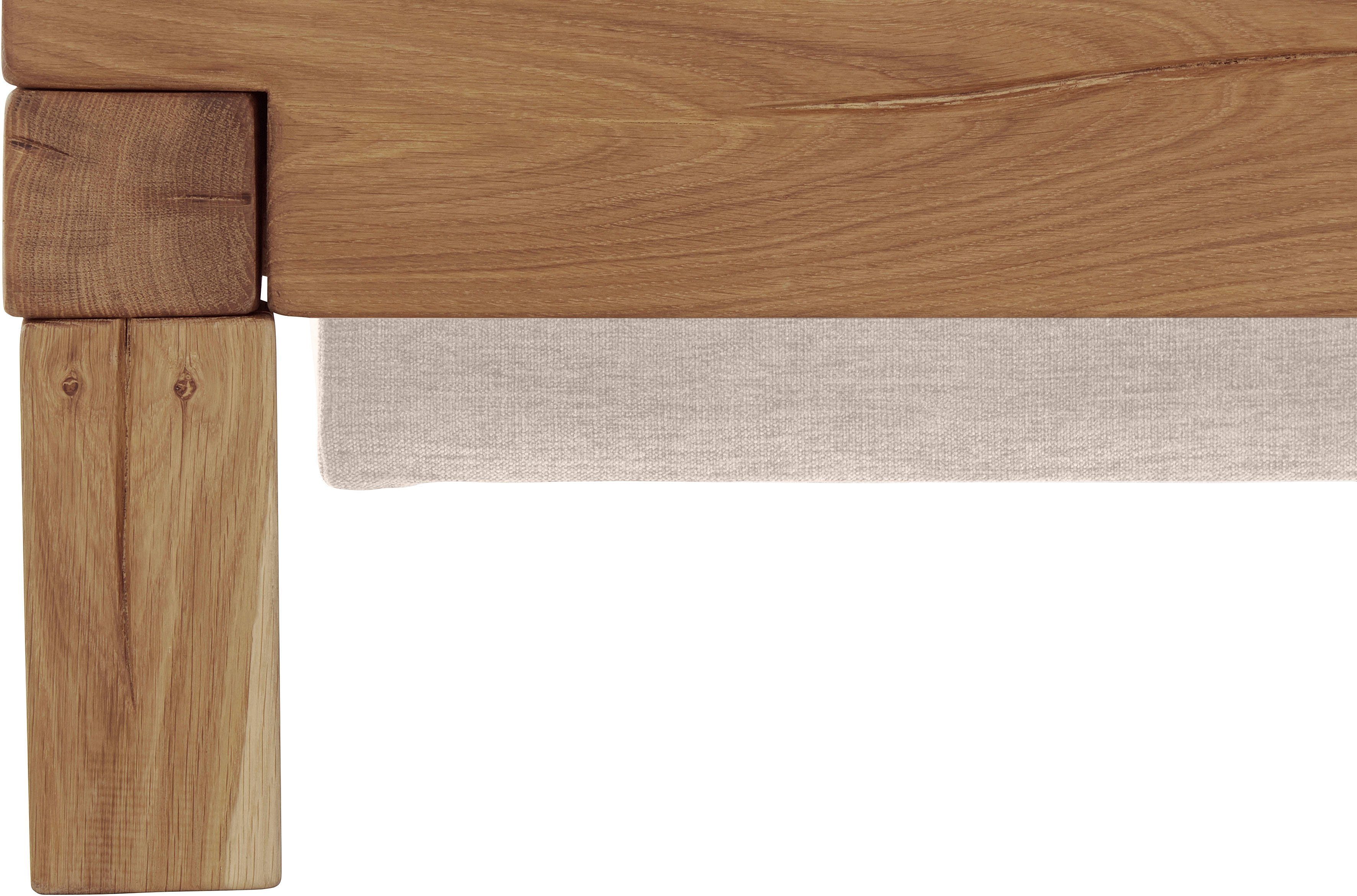 Home affaire Boxspring Villads Ligoppervlak: 160x200 cm van balkeiken, inside-boxspringonderbouw