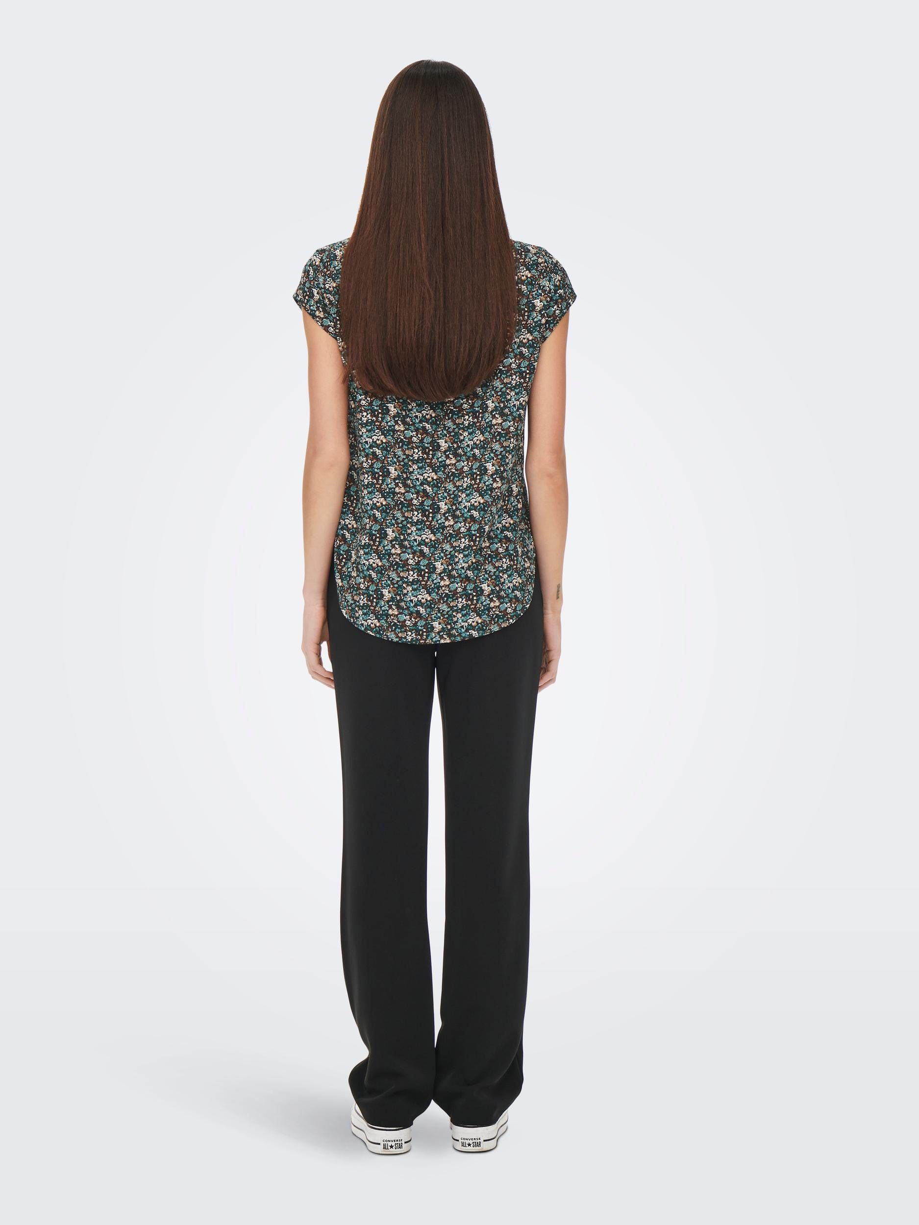 Only Shirtblouse ONLVIC S/S AOP TOP NOOS PTM