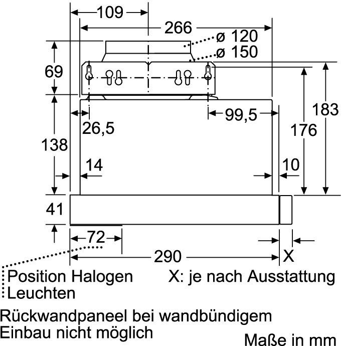NEFF Vlakscherm-afzuigkap D46BR12X6