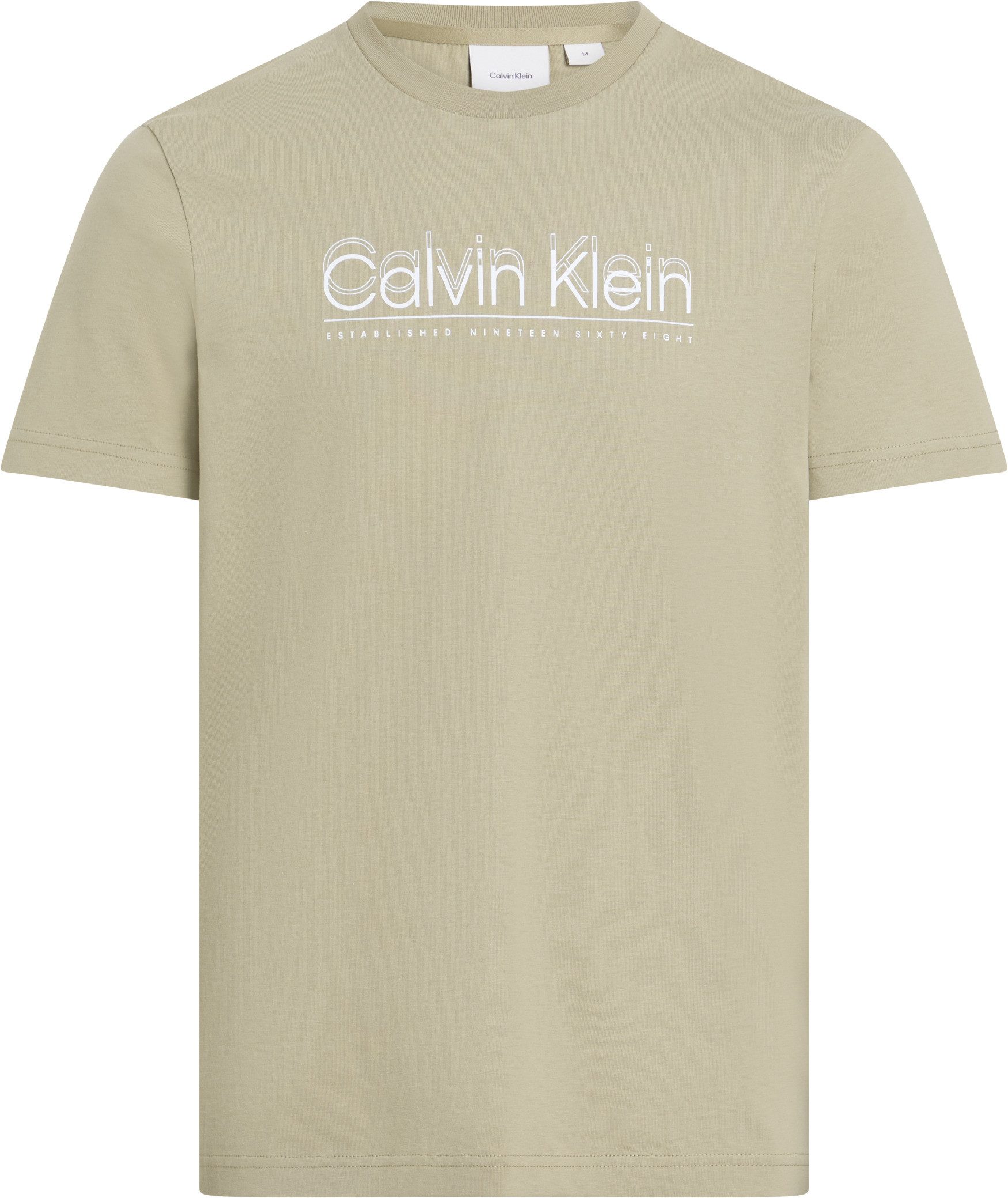 Calvin Klein T-shirt CP-DOUBLE LOGO T-SHIRT met groot logo-opschrift