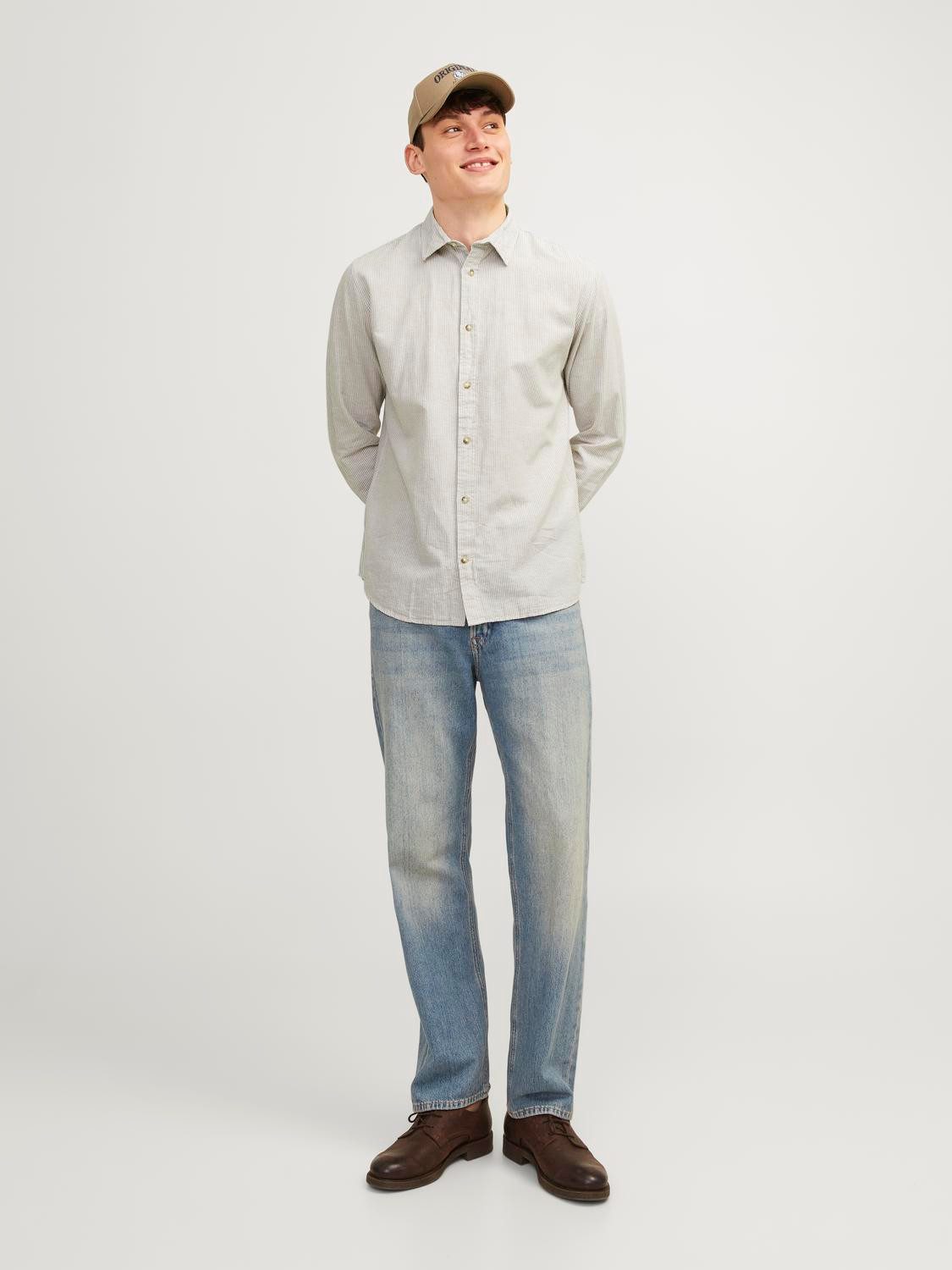 Jack & Jones Overhemd met lange mouwen JJESUMMER LINEN BLEND SHIRT LS SN