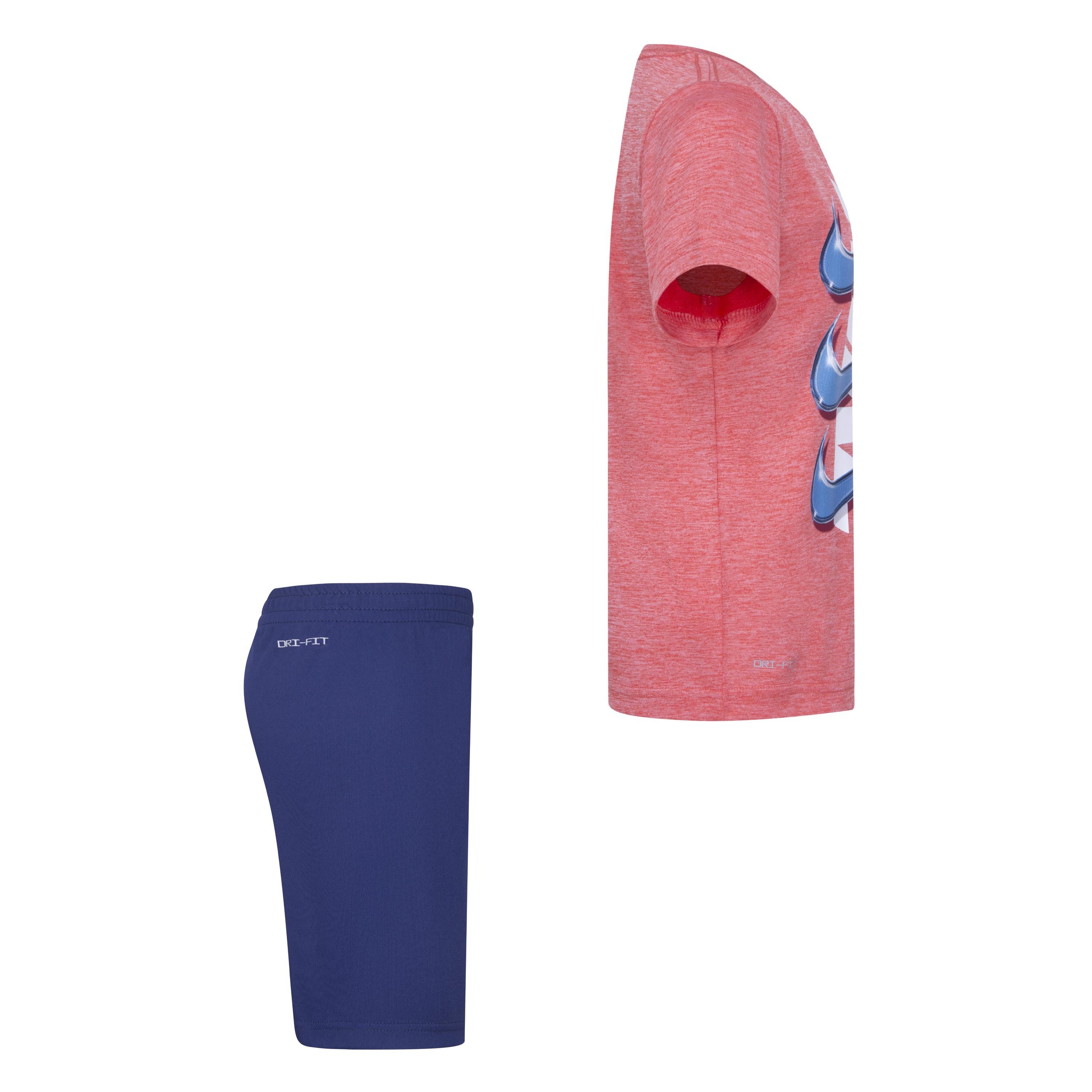 Nike Sportswear T-shirt short NKB B NK DF DROPSET SHORT SET (2-delig)