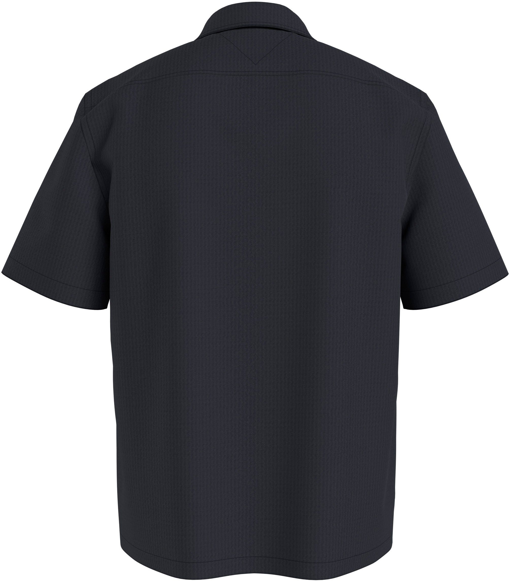Tommy Hilfiger Overhemd met korte mouwen SEERSUCKER SOLID SHIRT