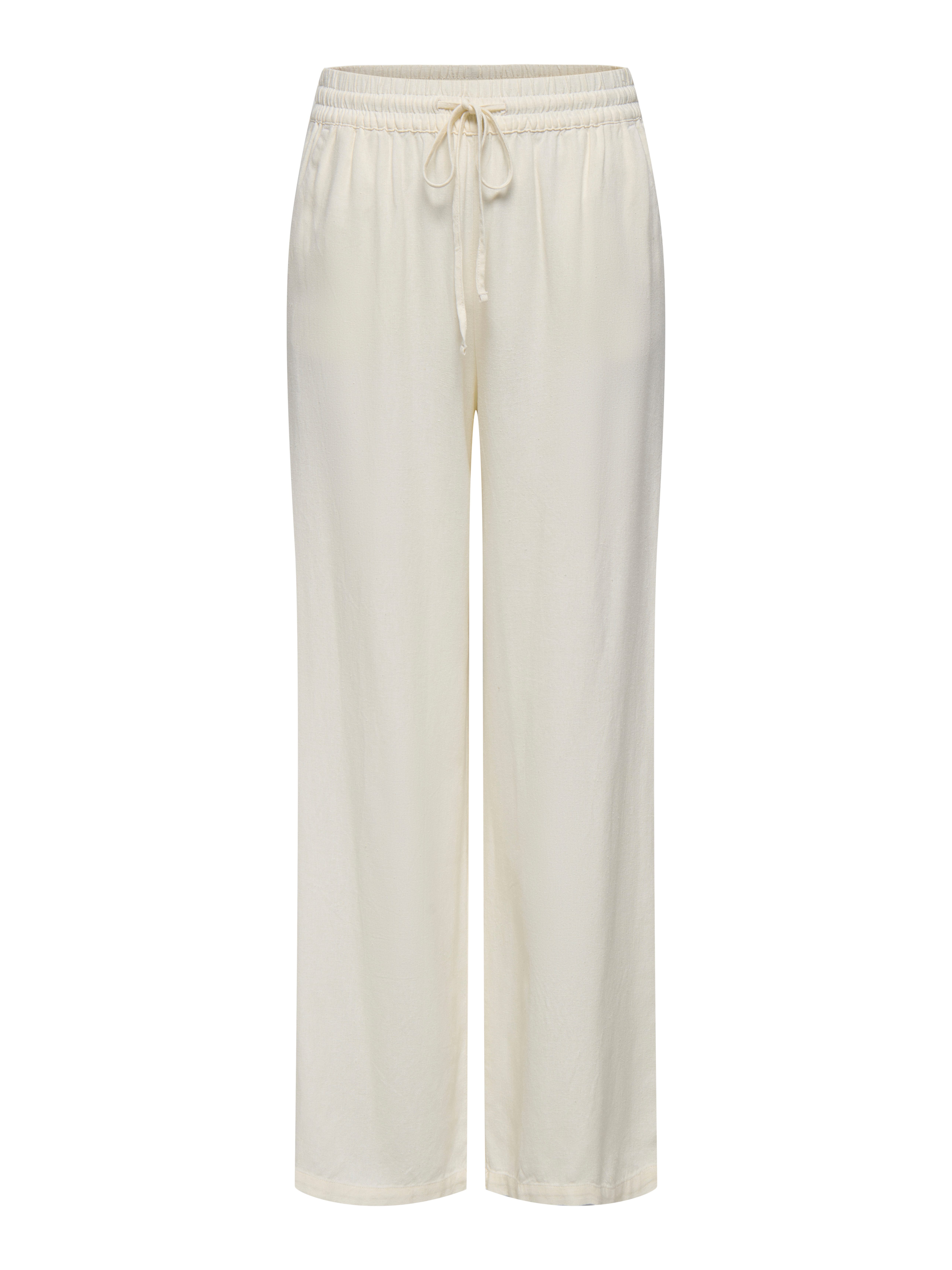 JDY Linnen broek JDYSAY LINEN HW WIDE PANT WVN NOOS