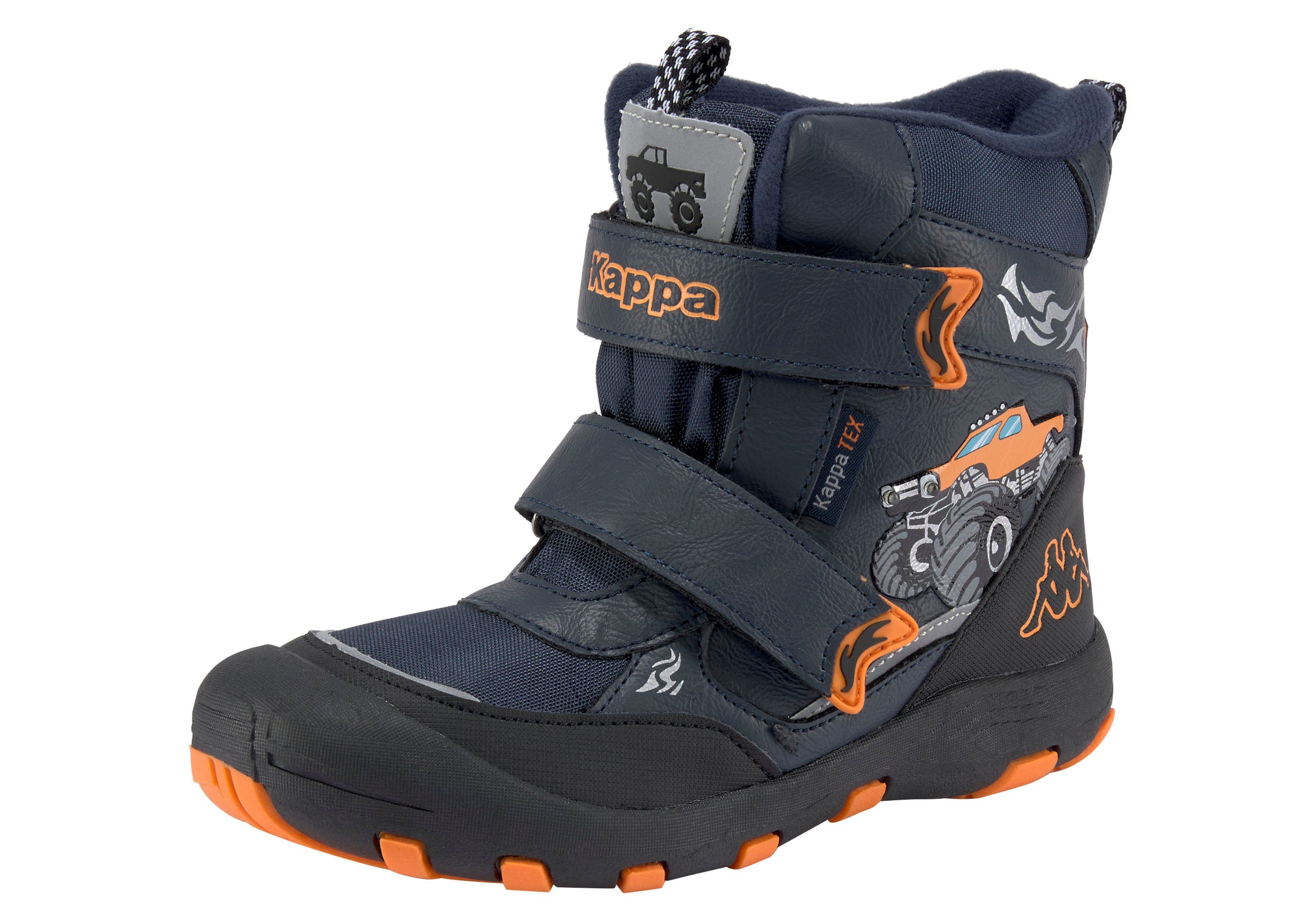 Kappa Winterlaarzen Snowboots, winterlaarzen, winterschoenen, met coole lichteffecten kinderen maat 25 EU blauw