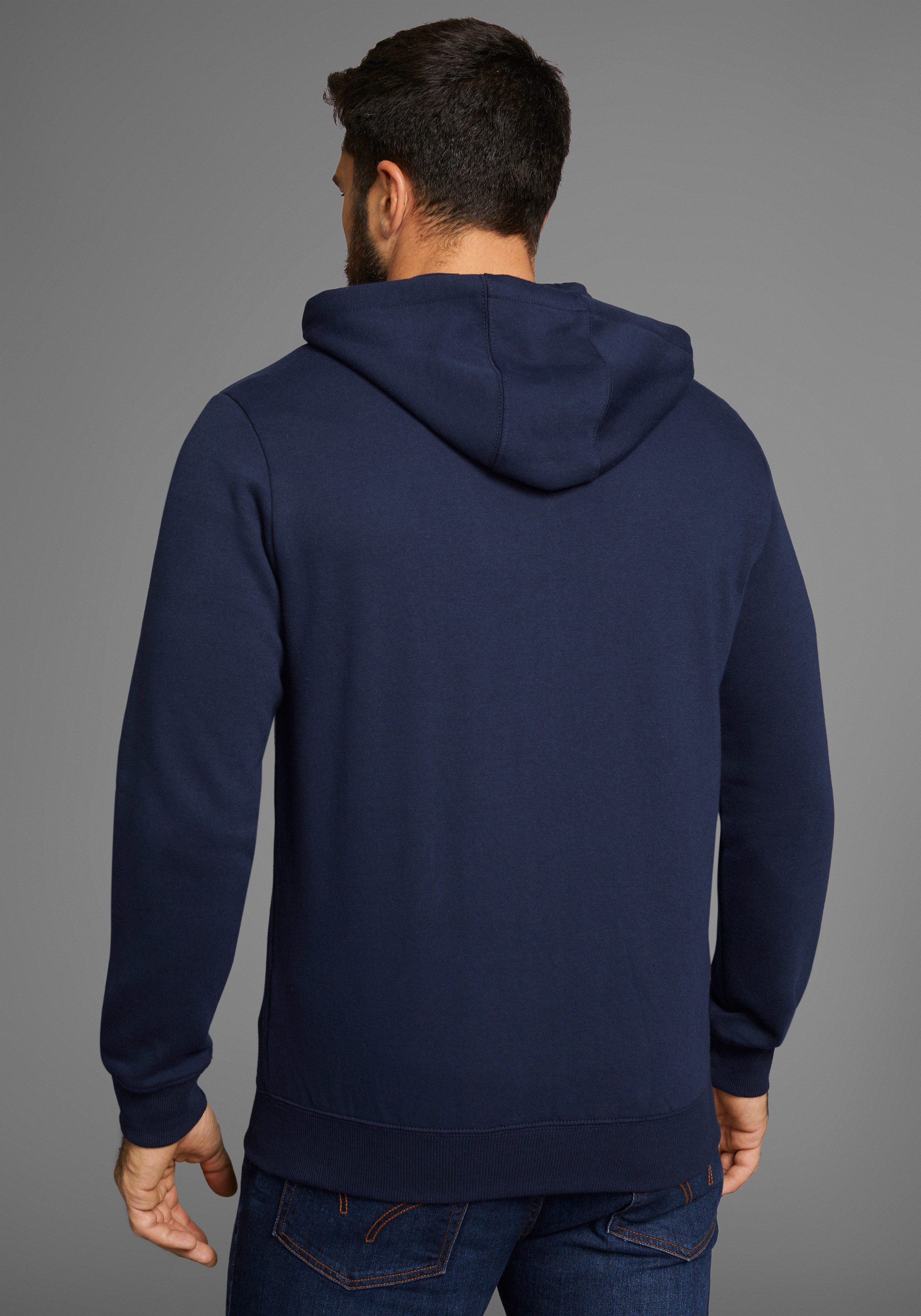 Man's World Capuchonsweatvest met zakken