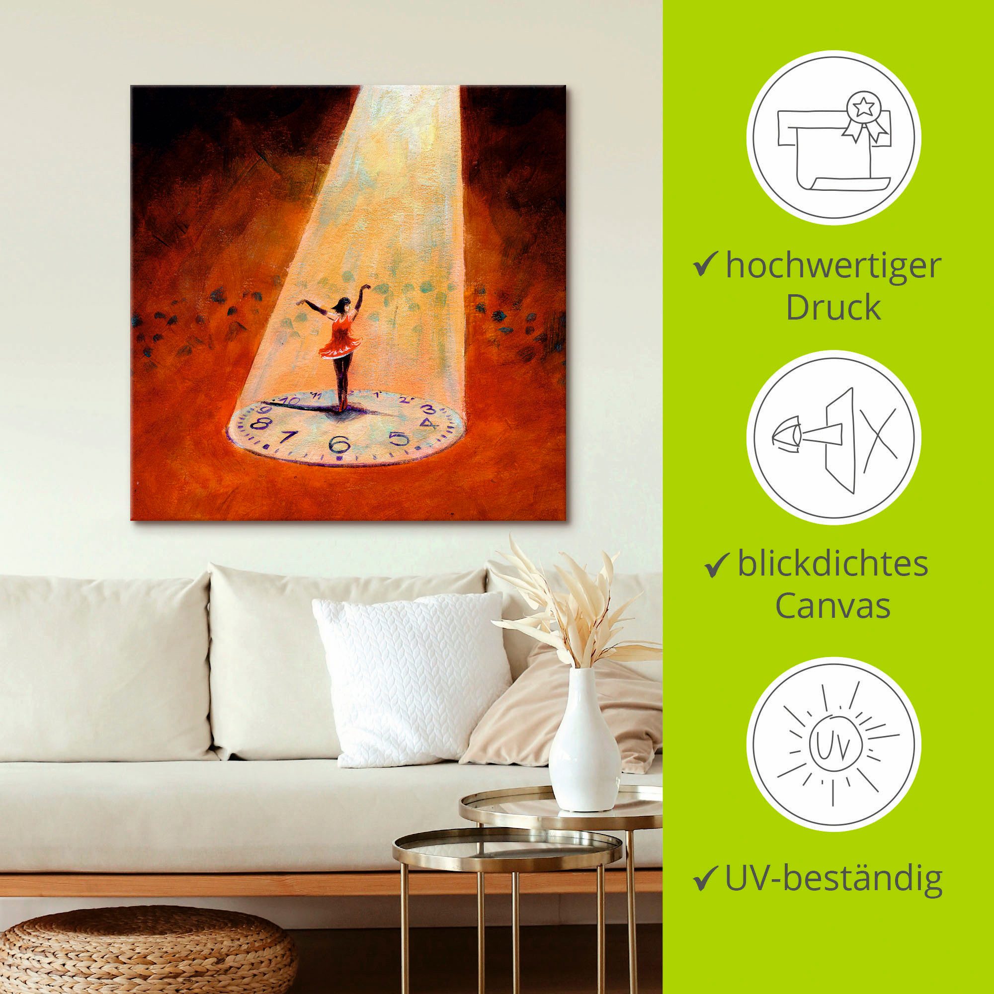 Artland Artprint In het nu zijn als artprint op linnen, poster in verschillende formaten maten
