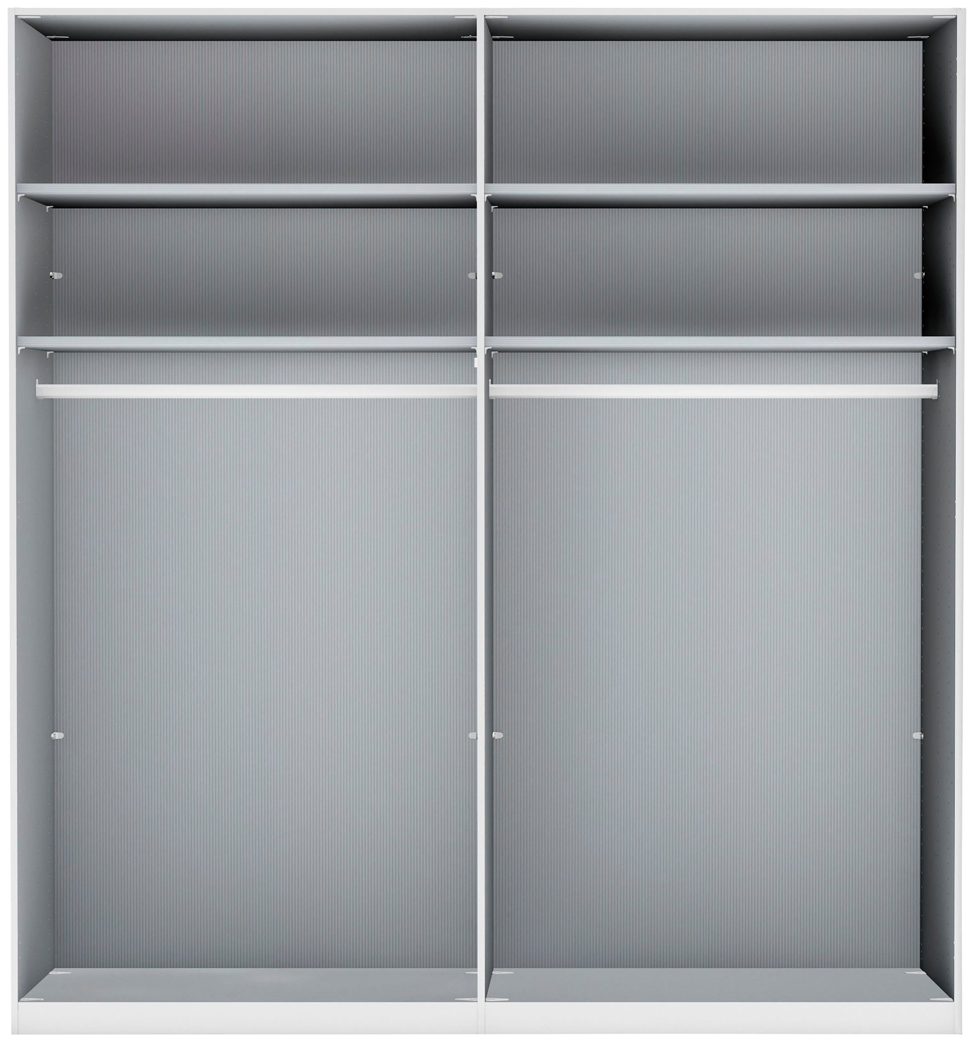 WIEMANN Draaideurkast Monaco, made in Germany, chic glazen front, in verschillende kleuren,