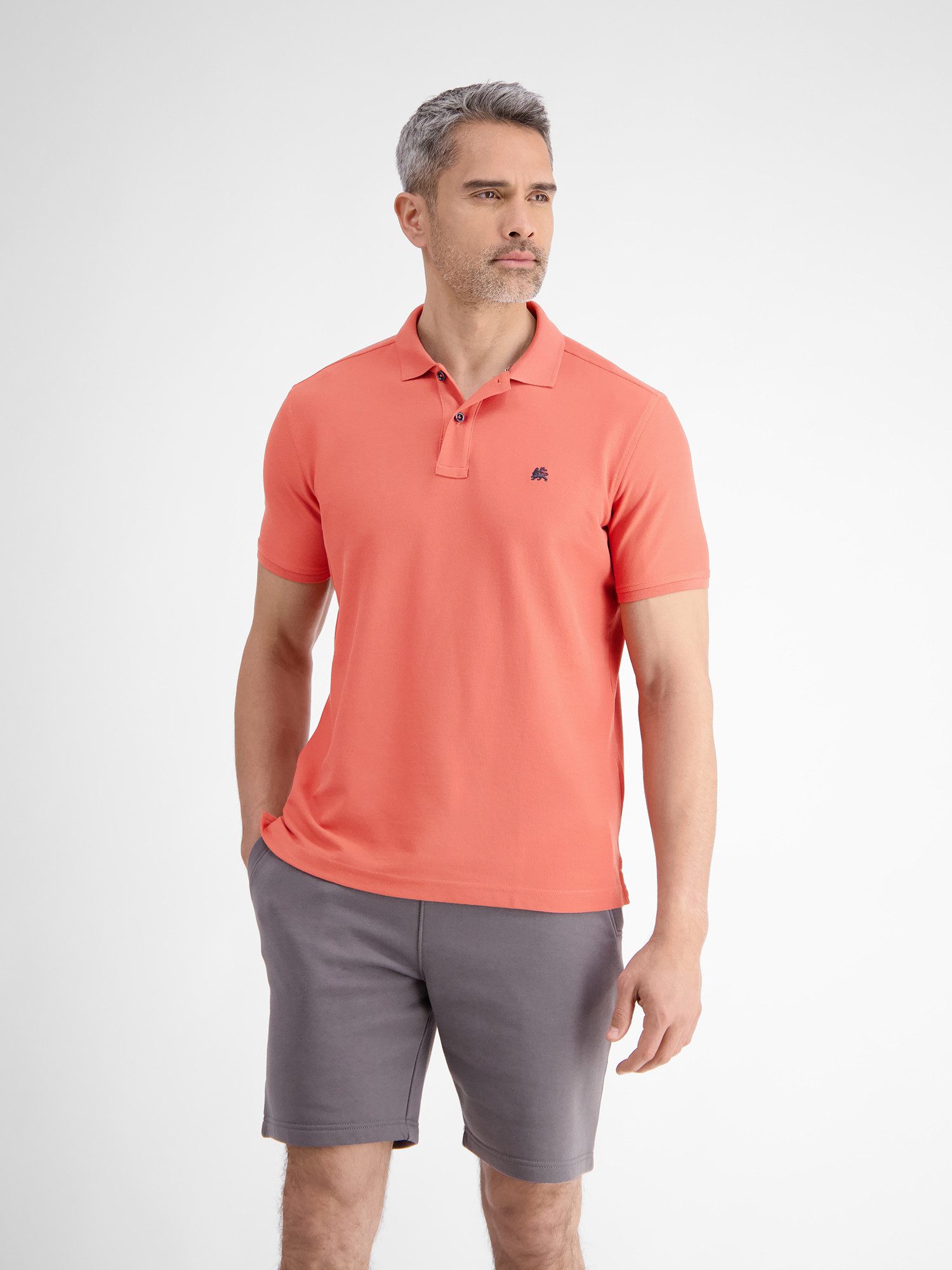 Lerros Poloshirt LERROS klassieke polostijl in *Cool & Dry* piquékwaliteit