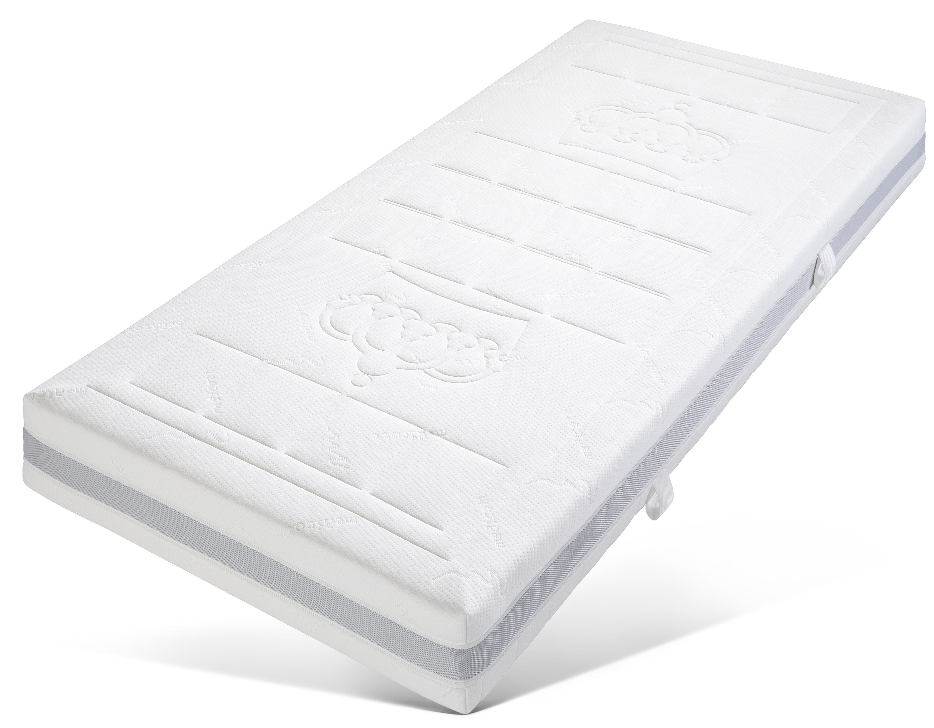 Malie Pocketveringsmatras Matras Koningin 7 zones pocketveringmatras 90x200cm & andere maten, matras h2, h3, h4, h5 hoogte 24 cm