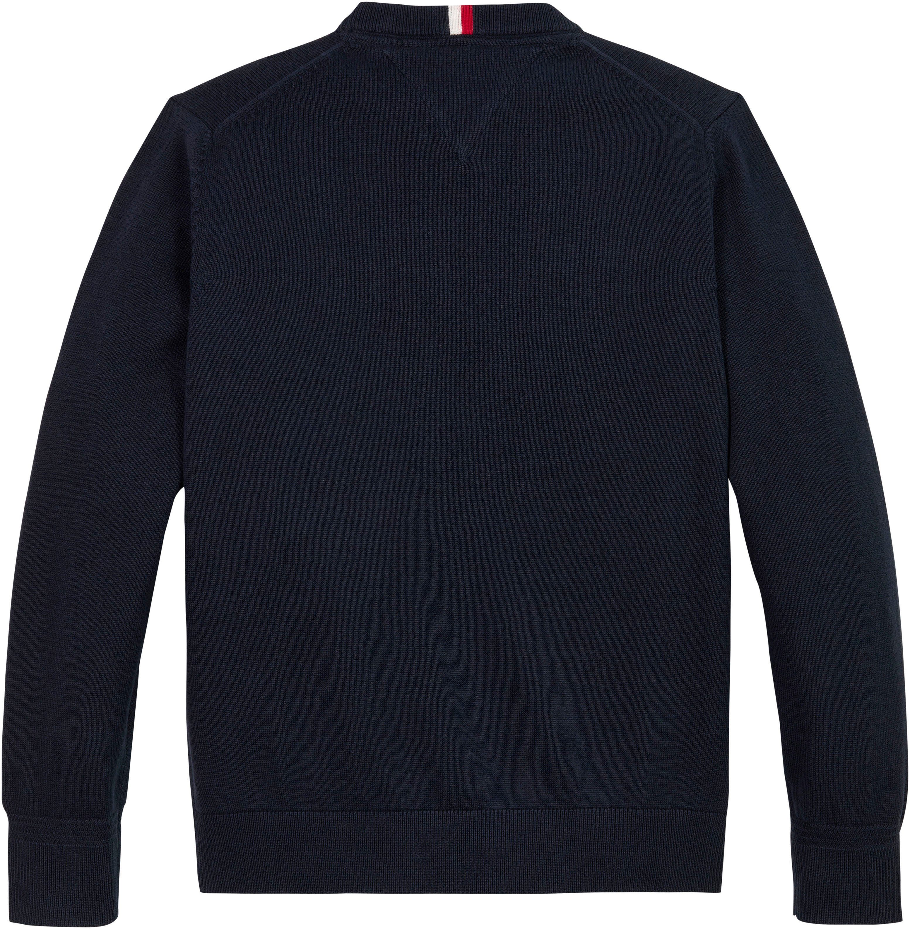 Tommy Hilfiger Gebreide trui MONOTYPE SWEATER met groot logoborduursel