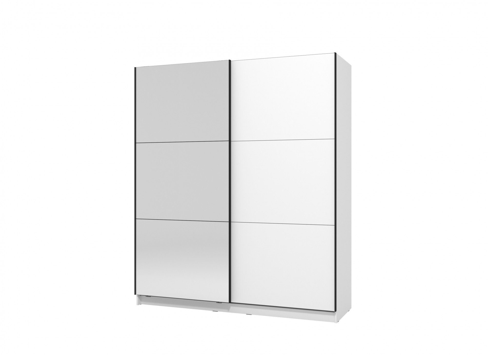 INOSIGN Zweefdeurkast Sierra kledingkast met spiegel linnenkast garderobe Topseller INCLUSIEF interne indeling, FSC®-gecertificeerd, OTTOs Choice