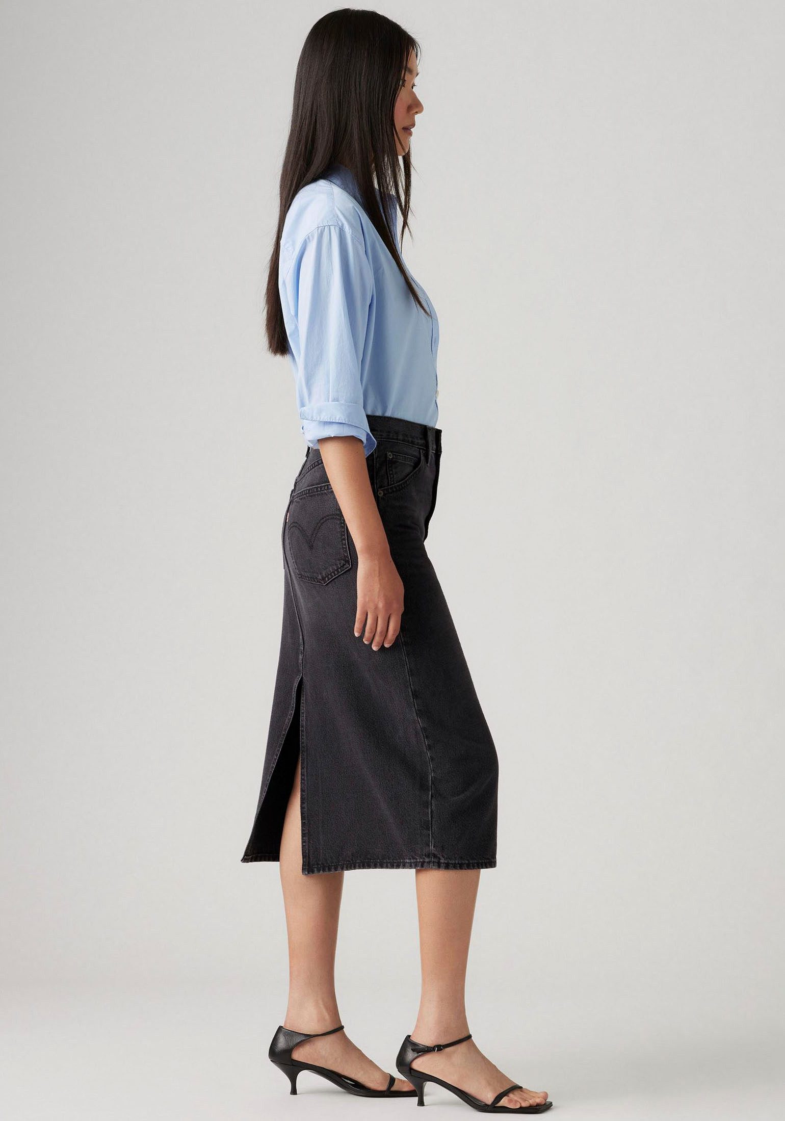 Levi's® Jeans rok HR BACK SLIT SKIR