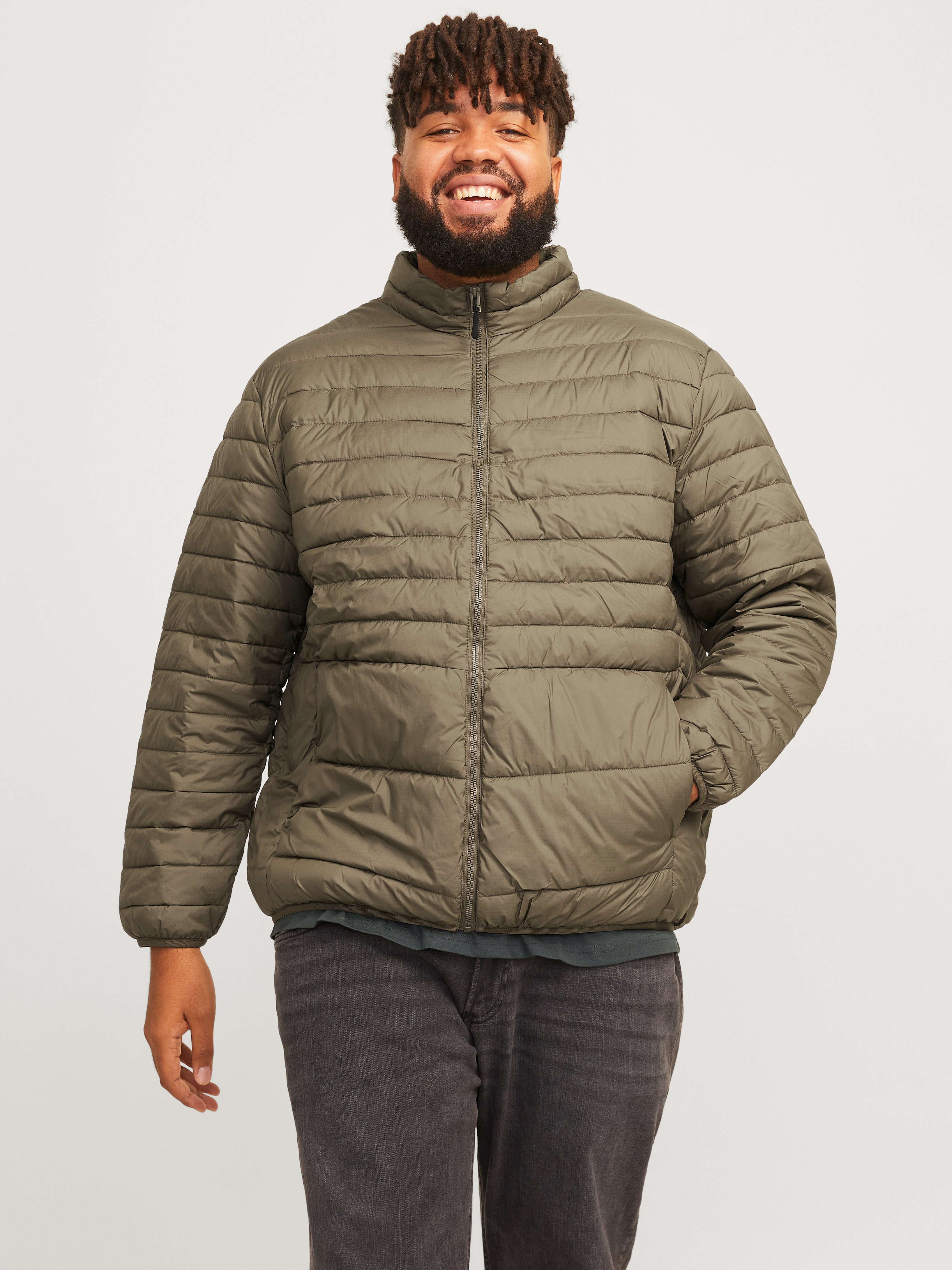 Jack & Jones PlusSize Outdoorjack JJESTATE PACKABLE PUFFER COLLAR NOOS PLS