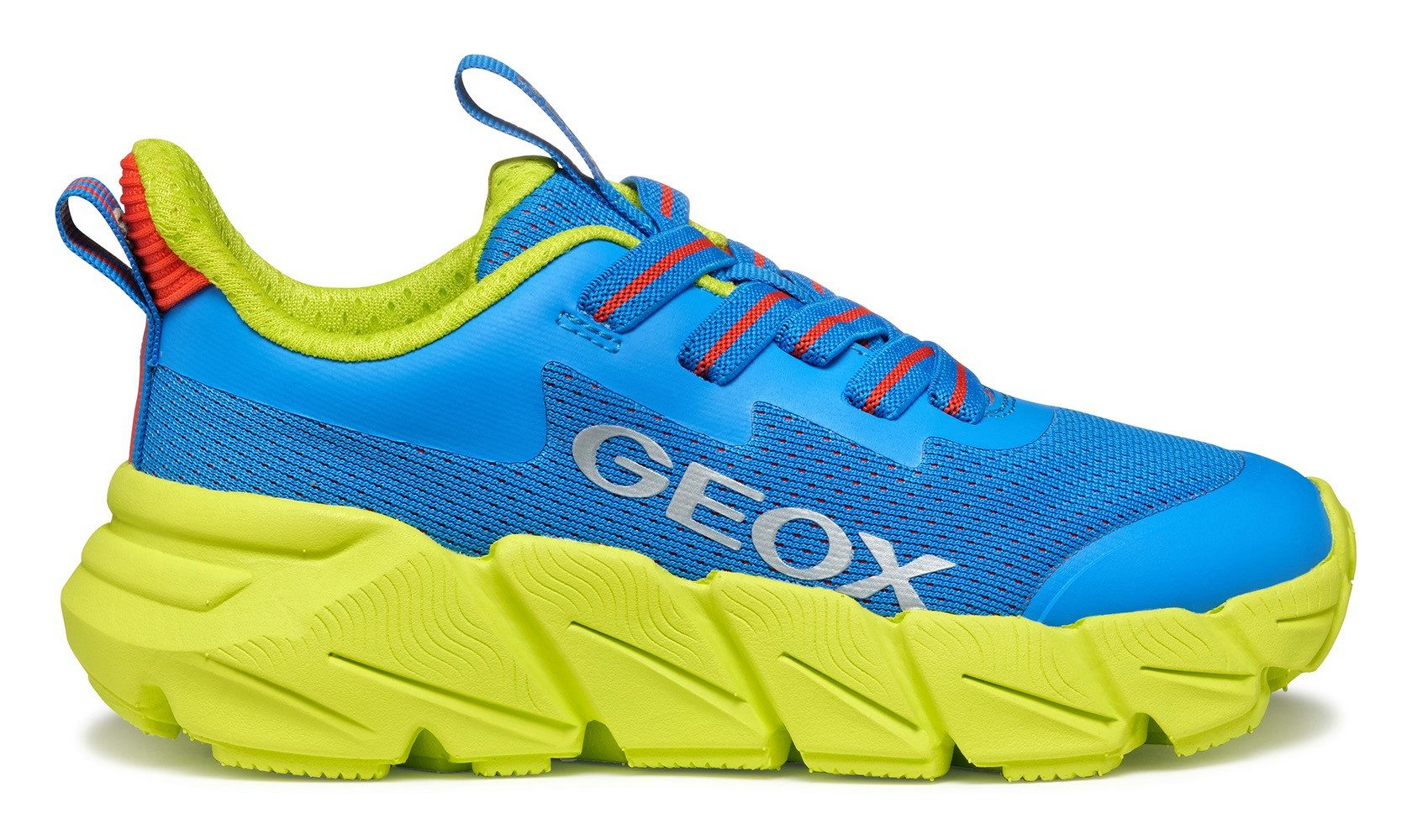 Geox Sneakers J FLEXYPER FAST BOY , chunky sneaker, loopschoen, sportschoen met praktische elastische band