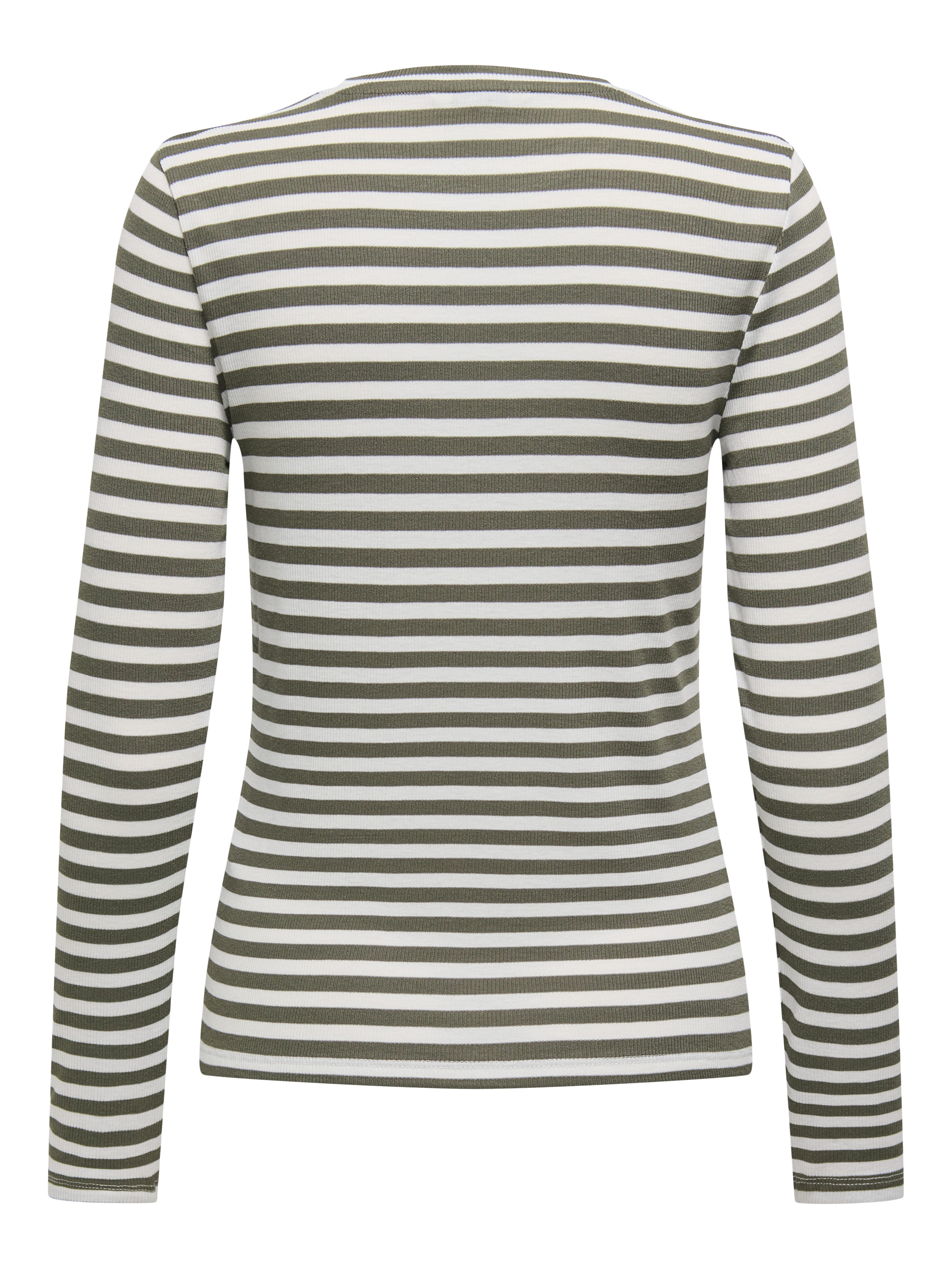 Only Shirt met lange mouwen ONLMAI STRIPE L/S TOP JRS NOOS