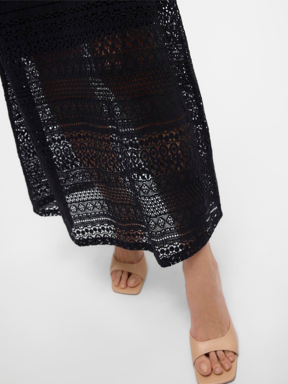 Vero Moda Kanten jurk VMHONEY LACE SL 7/8 DRESS WVN