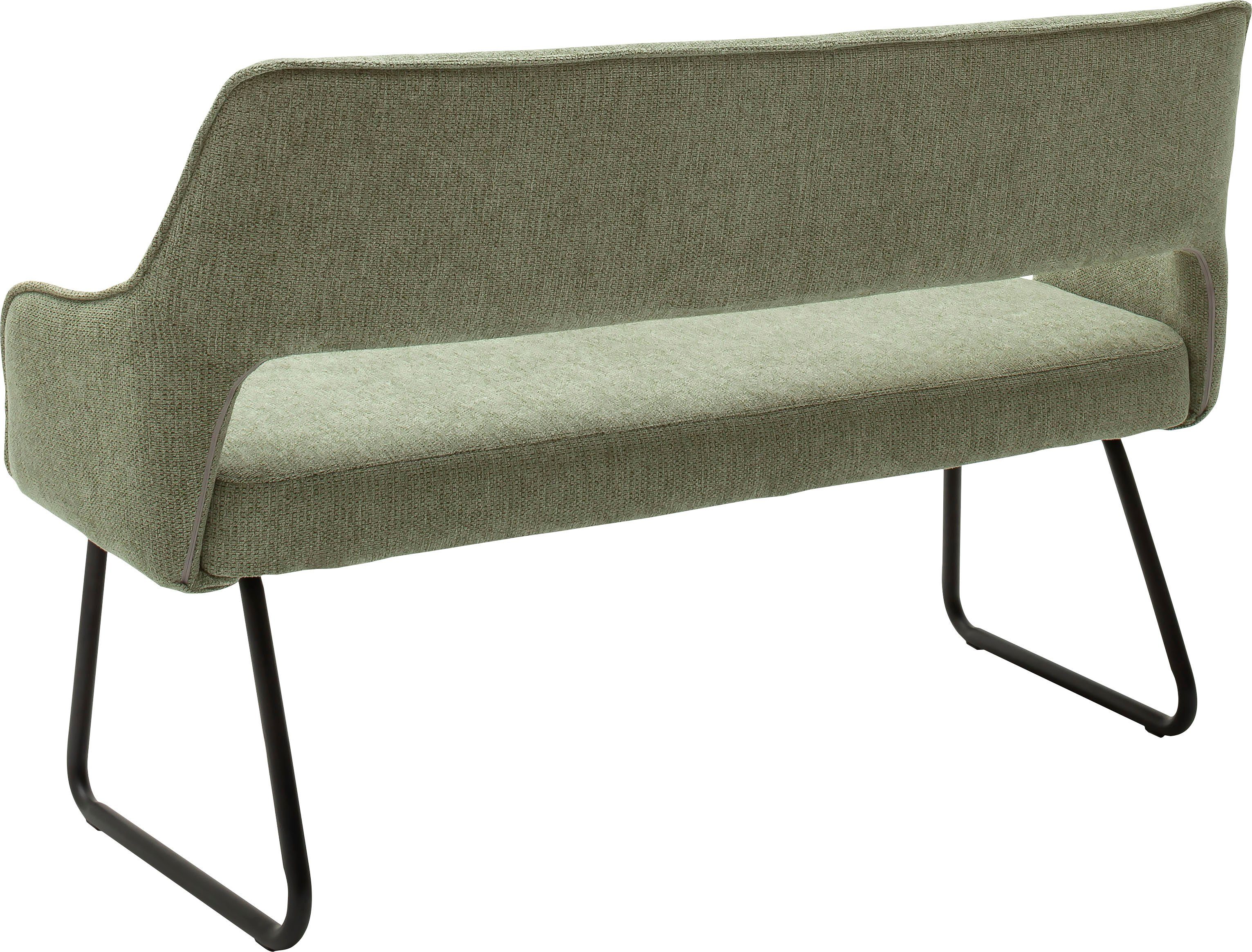 MCA furniture Bank BANGOR Zitbank vrij plaatsbaar, bekleding, breedte 175 cm