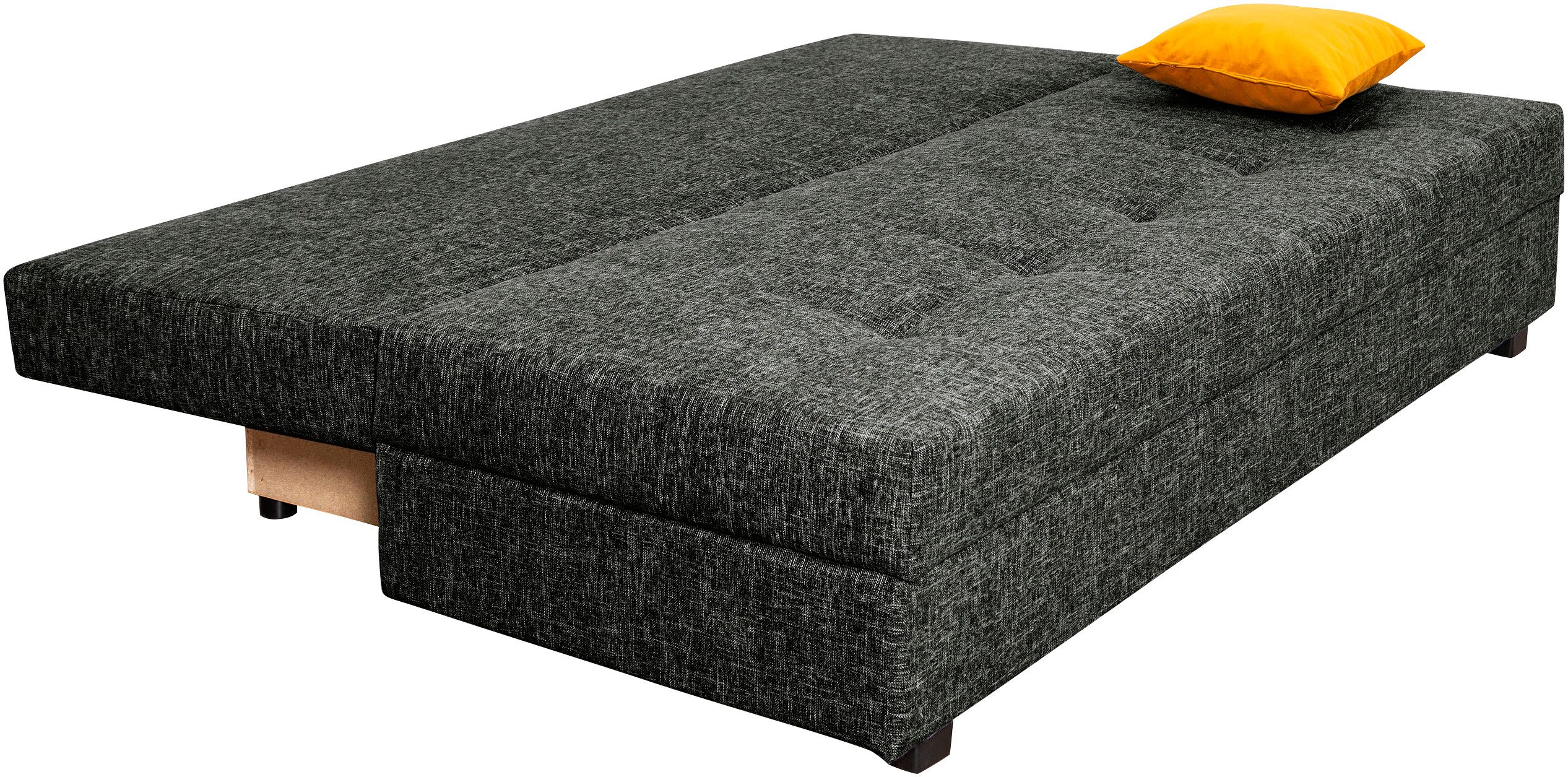 COLLECTION AB Slaapbank DARIA inclusief slaapfunctie en bedlade Slaapbank, bedfunctie, bedlade, inclusief rugkussens, veerkern