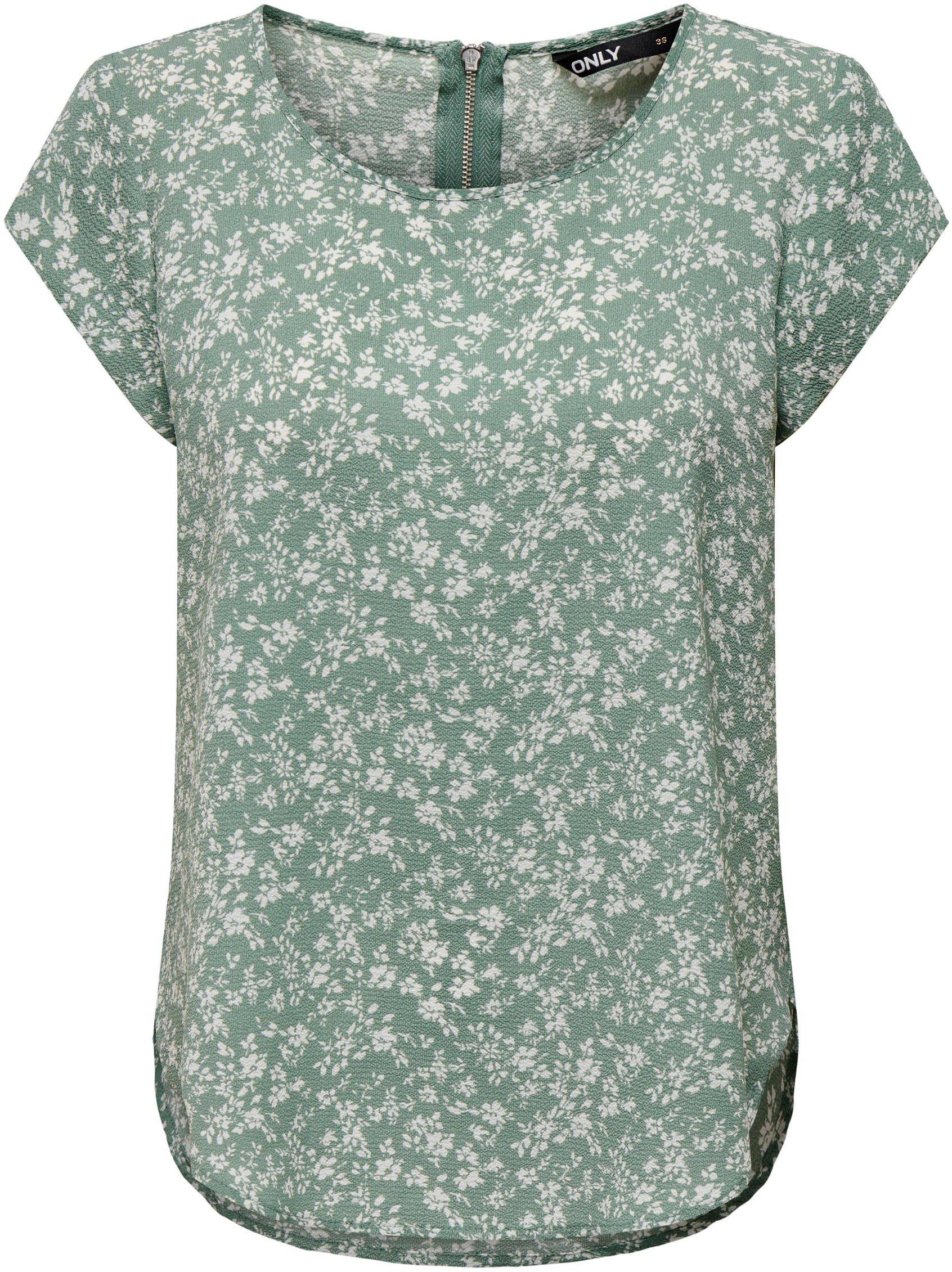 Only Shirtblouse ONLVIC S/S AOP TOP NOOS PTM