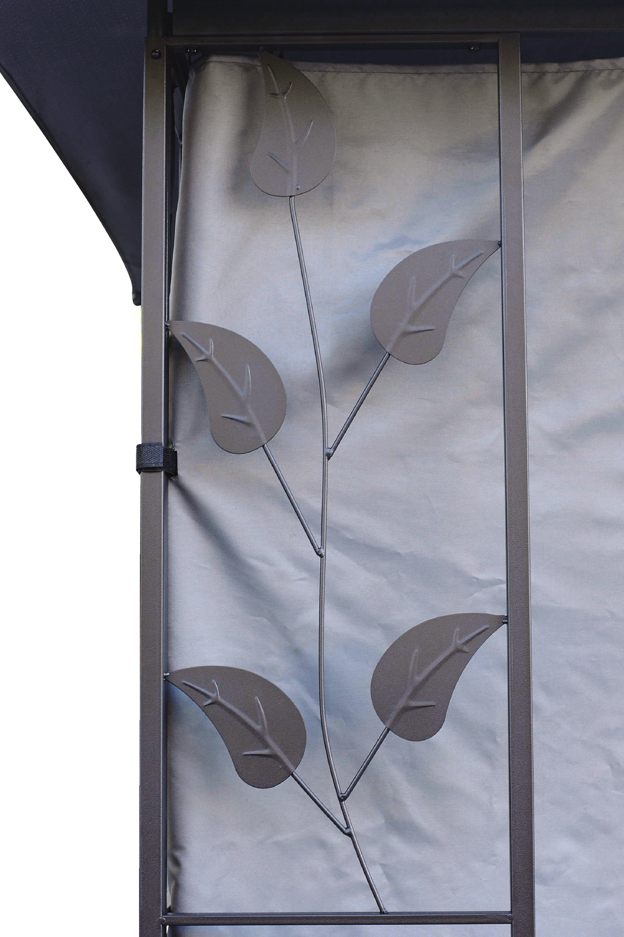 KONIFERA Zij-element partytent voor kreta, 2 zijkanten, bxd: 300x400 cm (2 stuks)