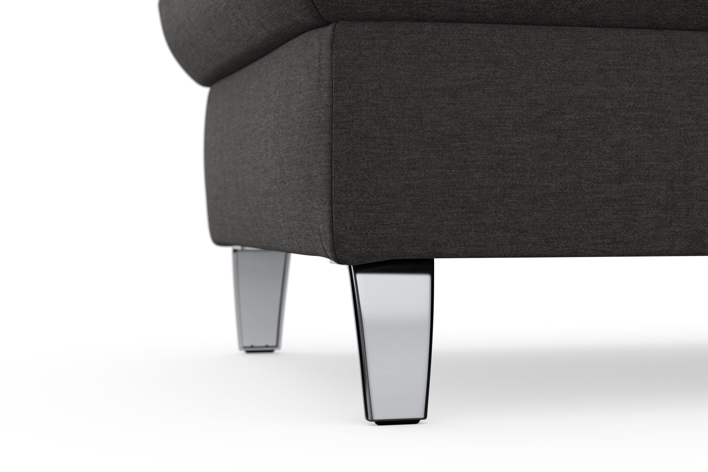 sit&more Hocker met bergruimte Maggiore met bergruimte en moderne metalen poten