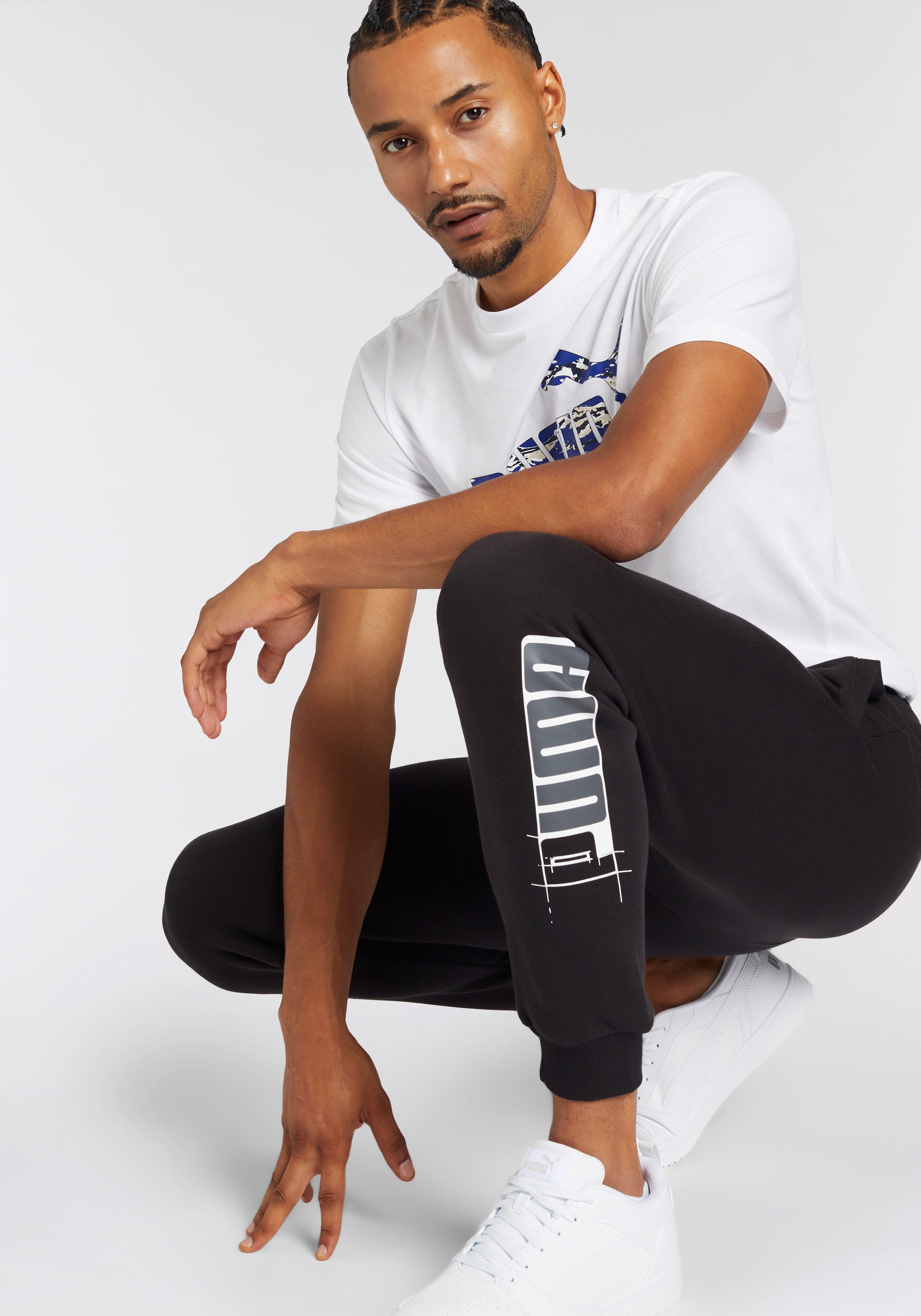 PUMA Trainingsbroek ESS+ LOGO LAB SWEATPANTS TR CL