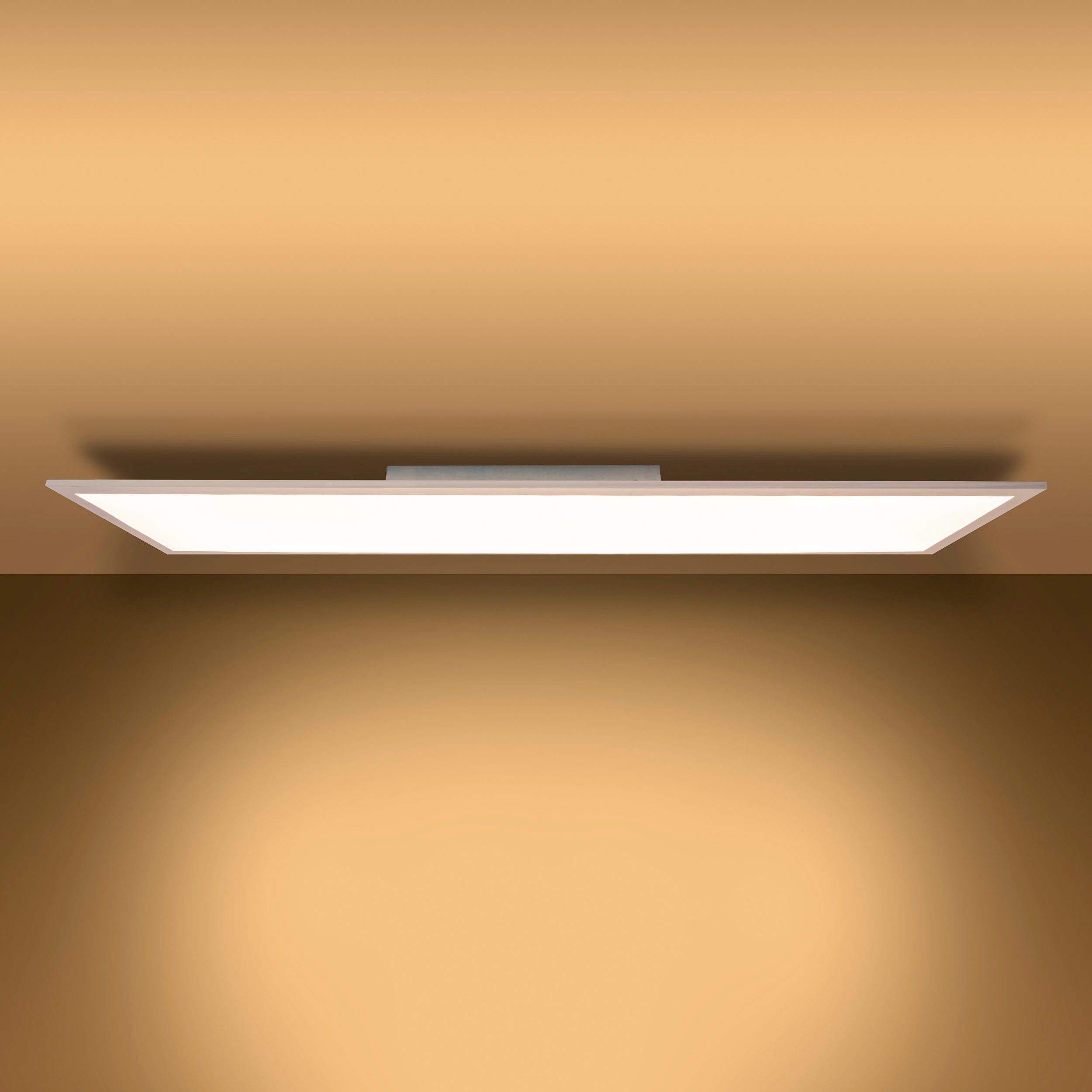 näve Ledscherm Nico Plafondlamp dimbaar, CCT, nachtlichtfunctie, lichtkleur verwisselbaar (1 stuk)