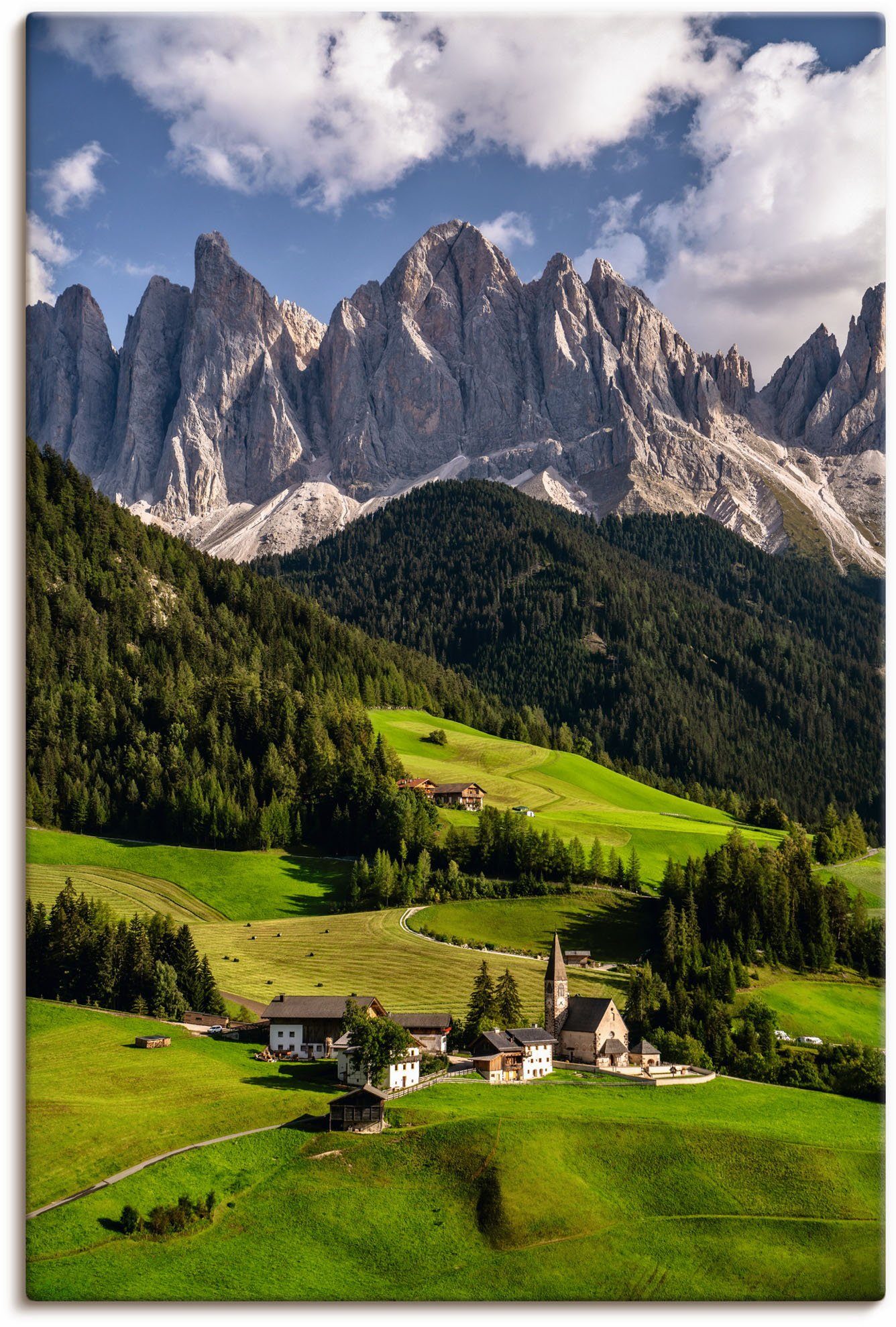 Artland Artprint Zomer in Zuid-Tirol in de Dolomieten