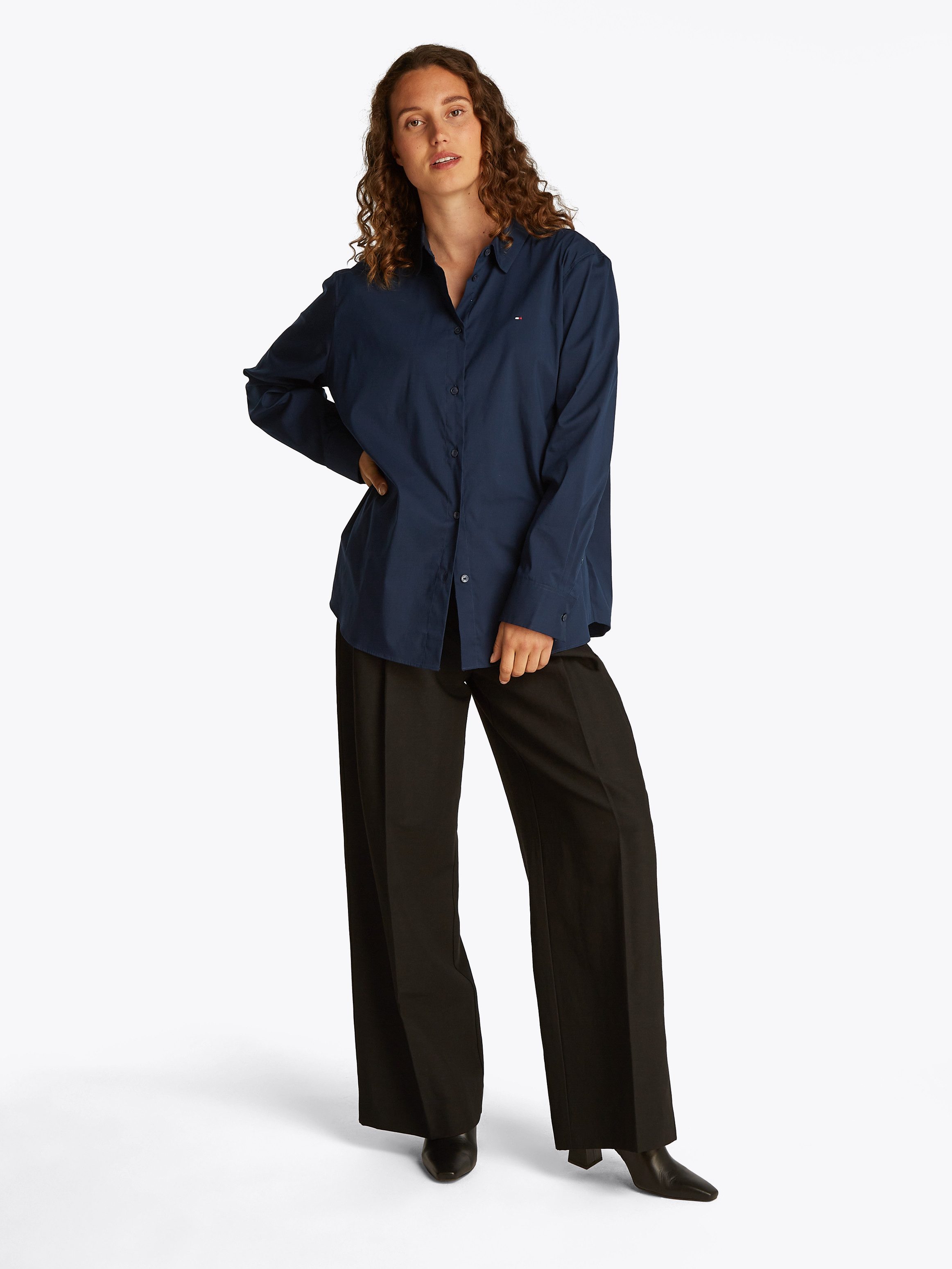 Tommy Hilfiger Overhemdblouse ESS POPLIN REGULAR SHIRT