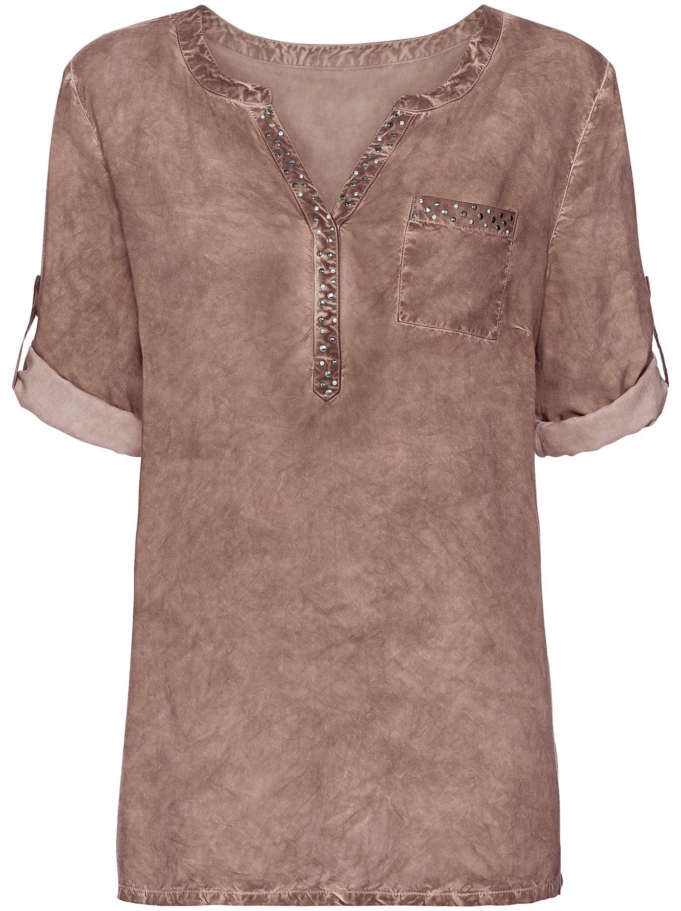 Classic Basics Blouse met korte mouwen