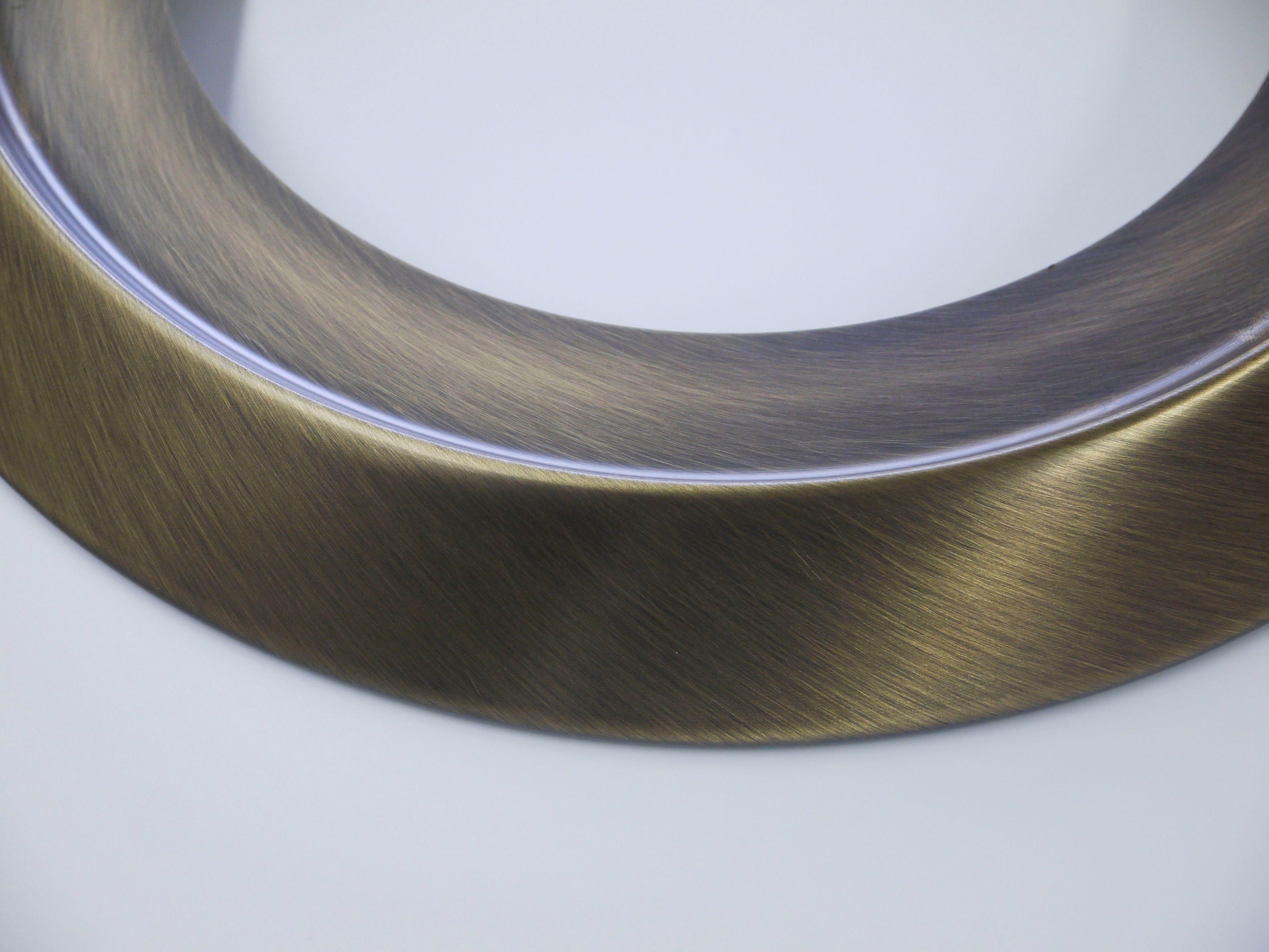 niermann Plafondlamp Opal mat, decoratieve ring oud messing, LED (1 stuk)