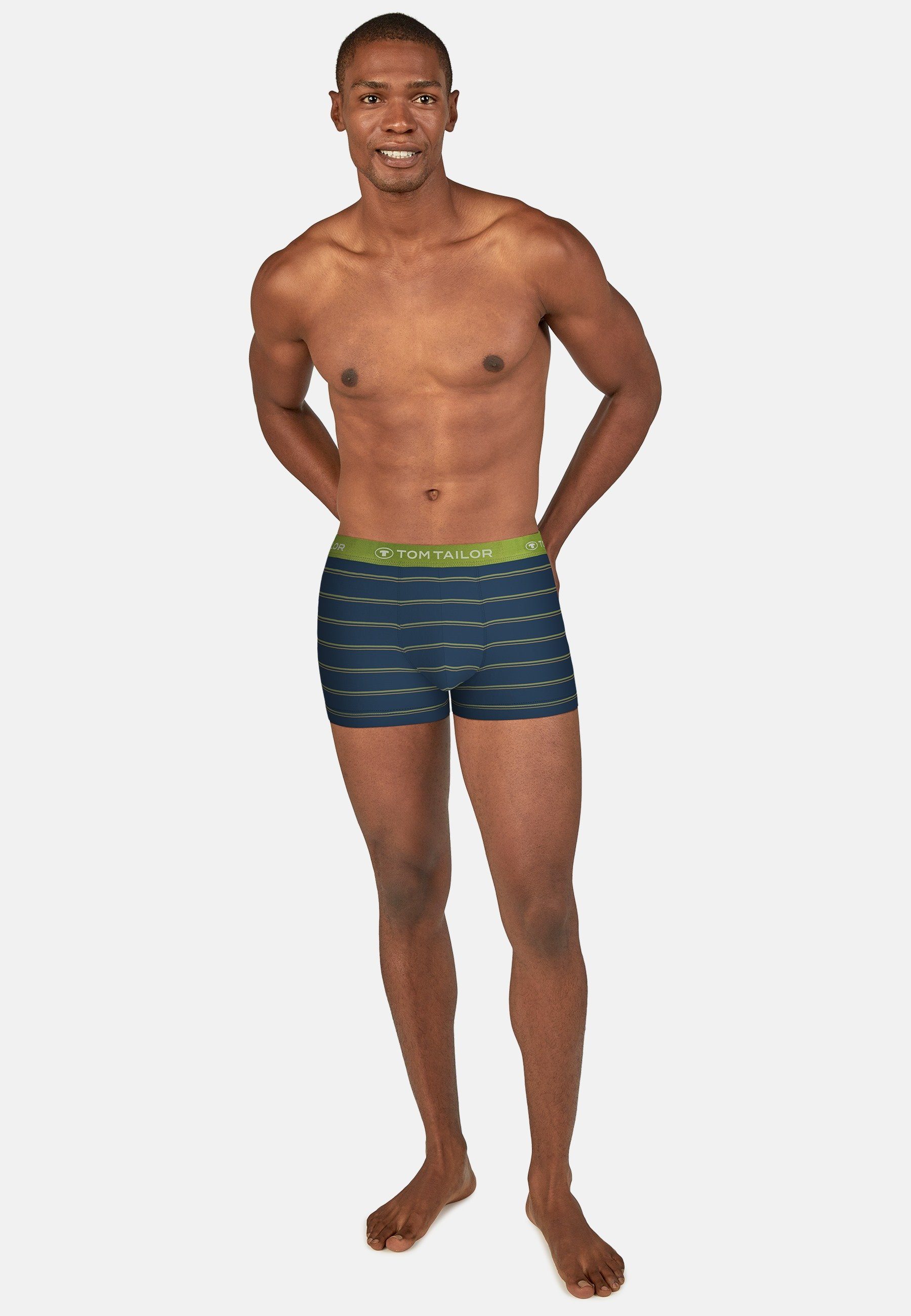 Tom Tailor Boxershort Buffer met logoband (Set van 3)