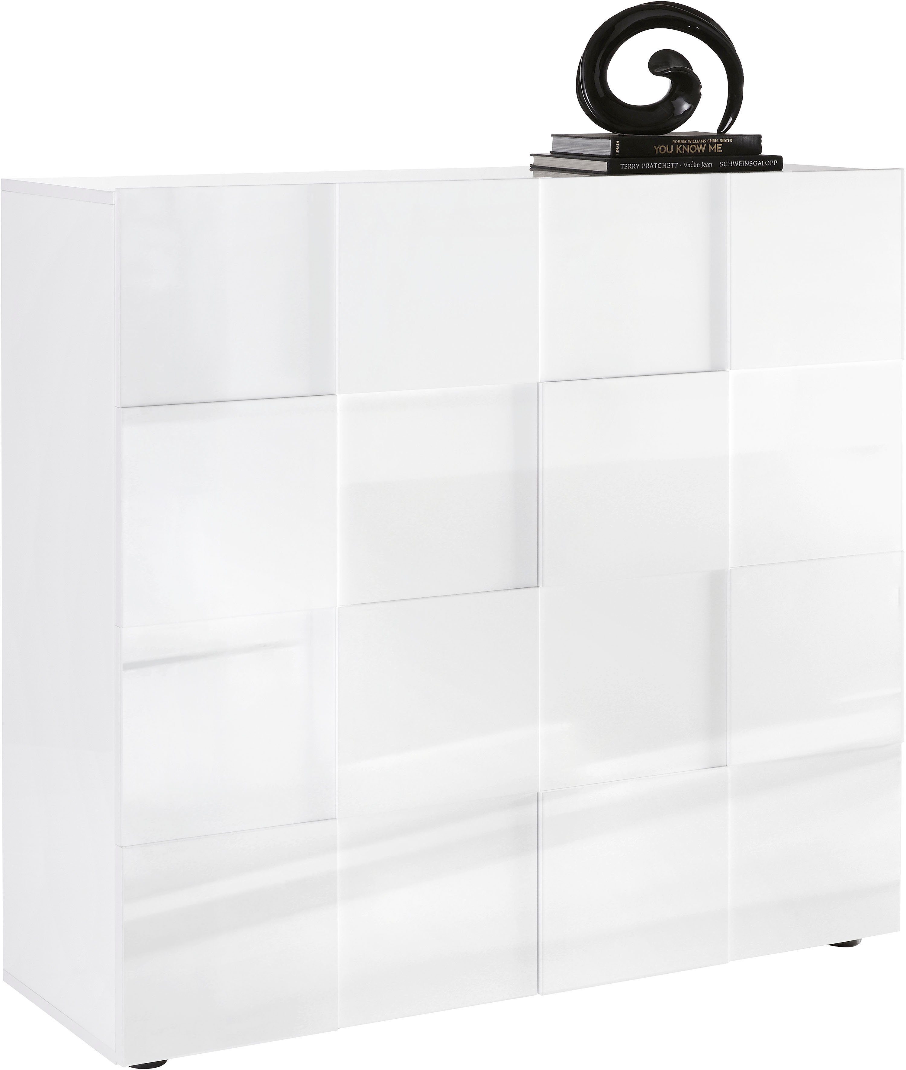 INOSIGN Highboard Dama Hoogte 111 cm, Breedte 121 cm, Commode 2 deuren, Hoge commode