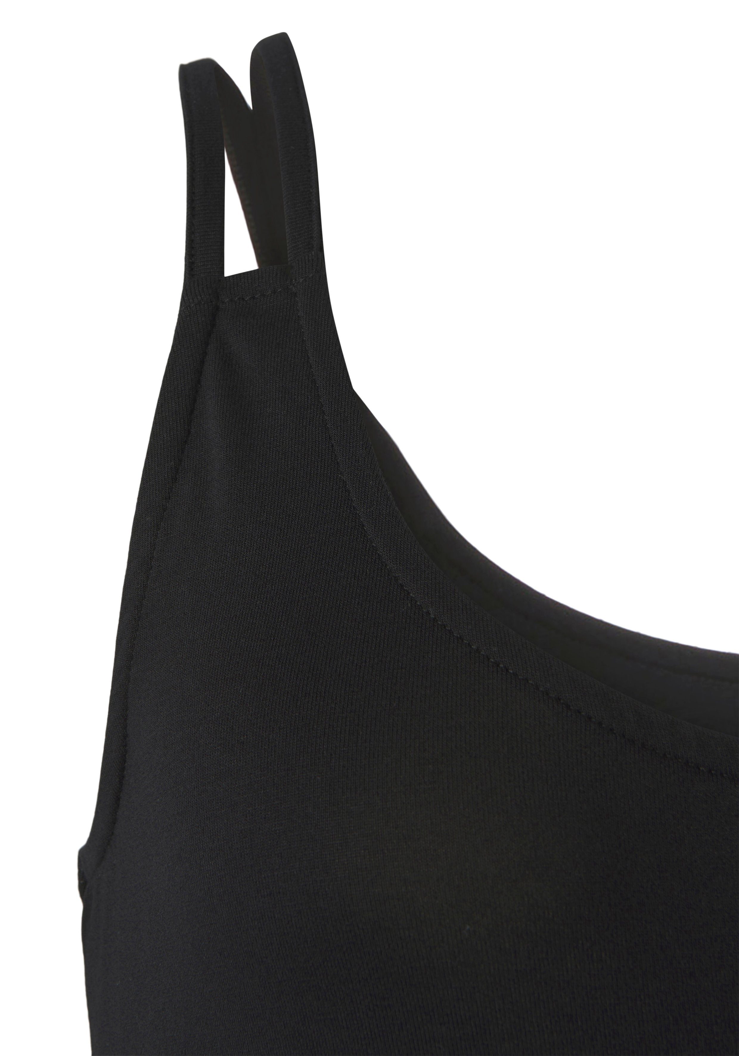 Lascana Maxi-jurk met hoge zijsplit, zomerjurk, strandjurk, basic