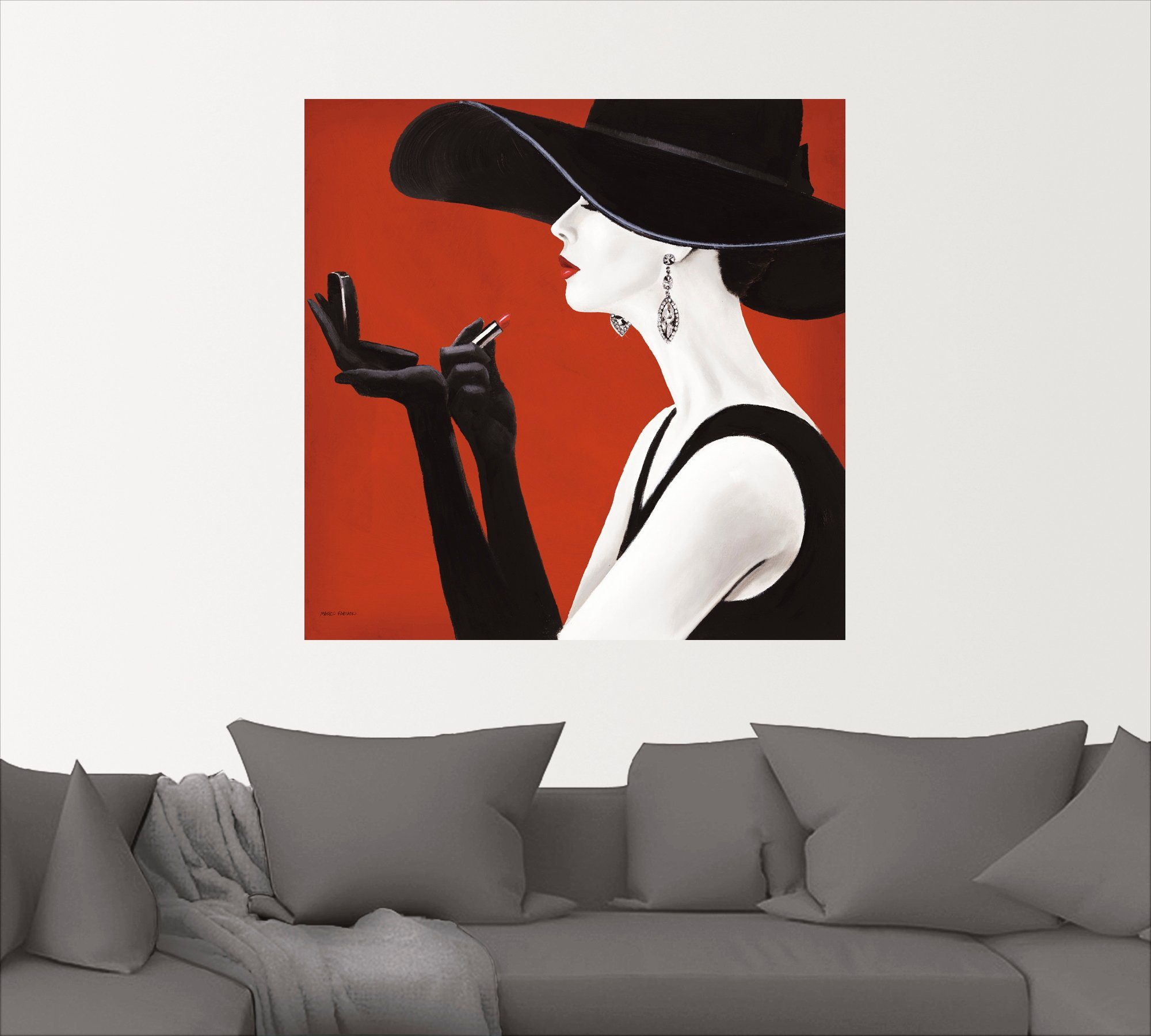 Artland Artprint Chapeau II als artprint op linnen, poster, muursticker in verschillende maten