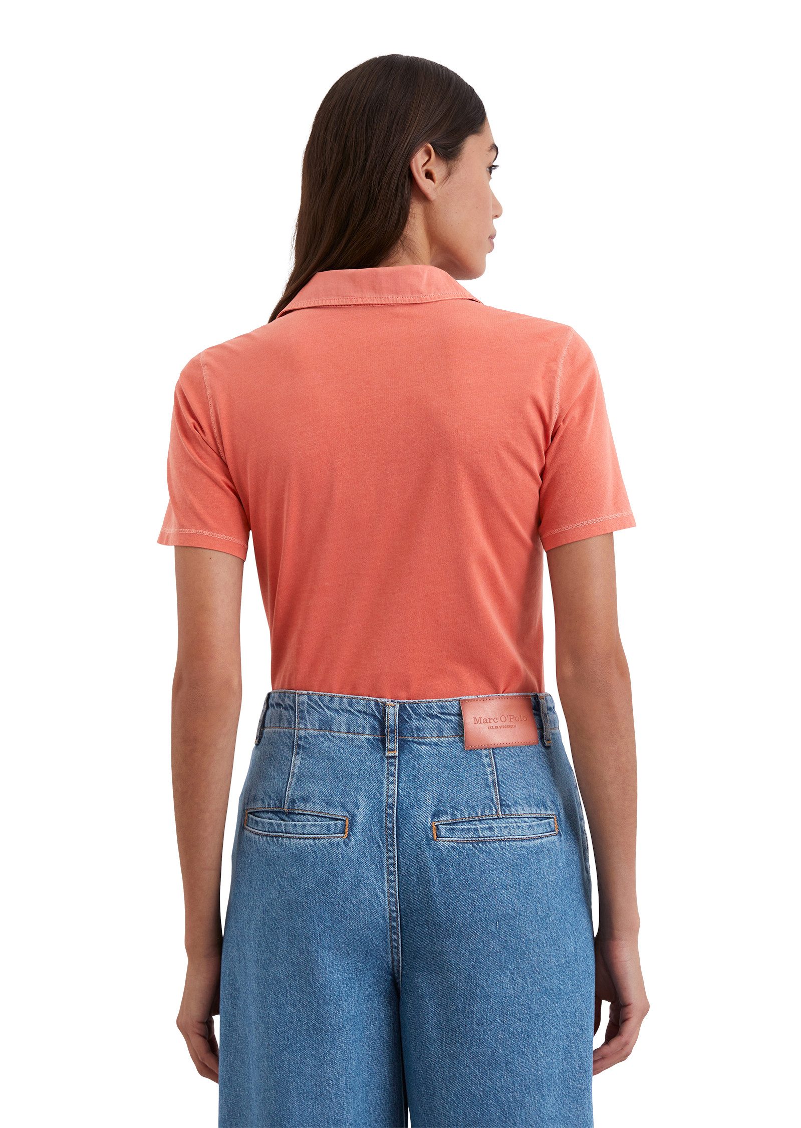 Marc O'Polo Poloshirt in overgewassen look