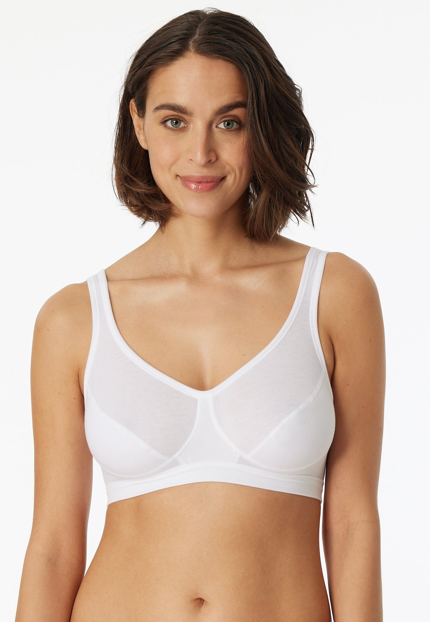 Schiesser Bustier 95/5 met zacht vormende cups (Set van 2)