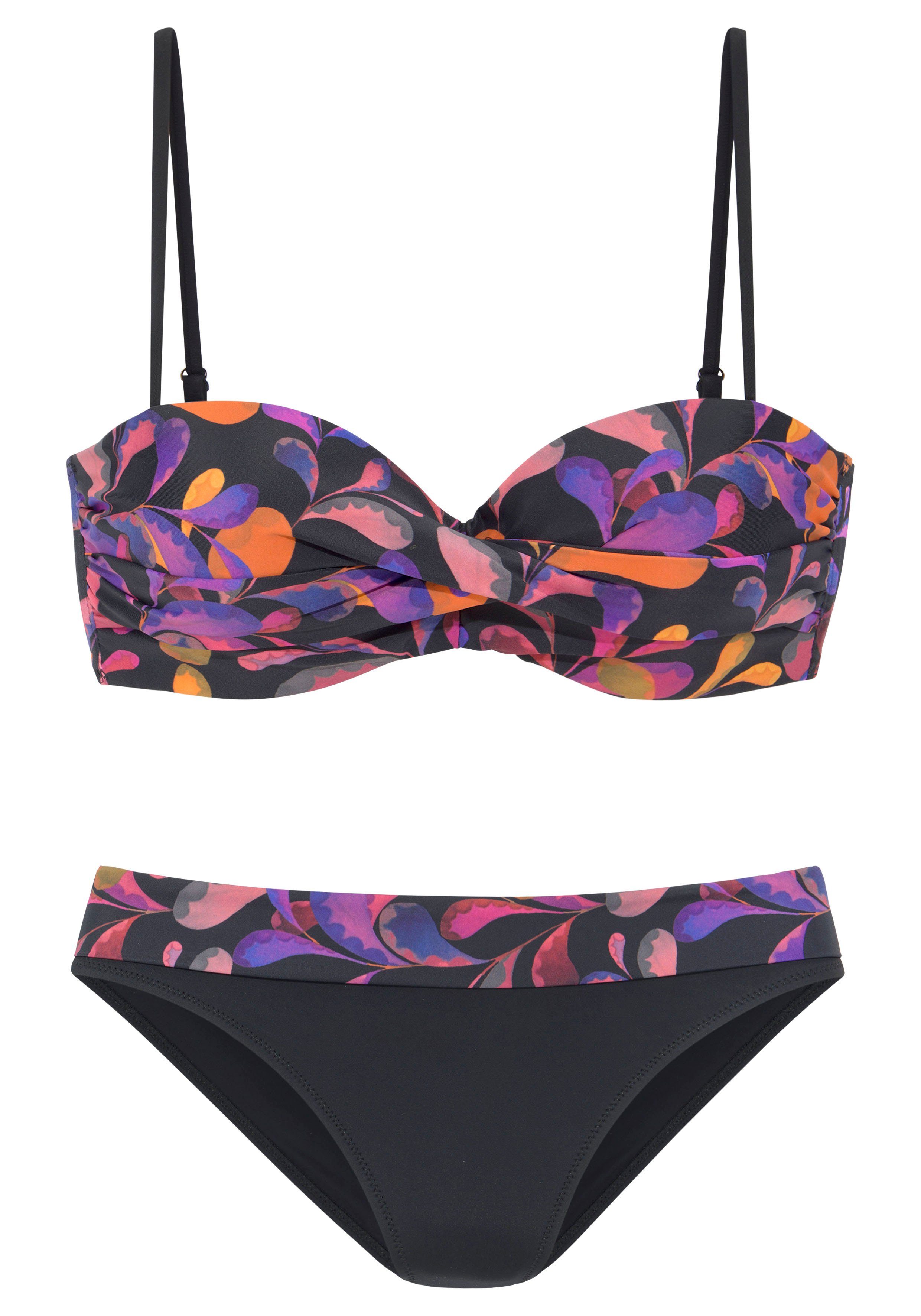 Vivance Beugelbikini in bandeaumodel in gedraaide look