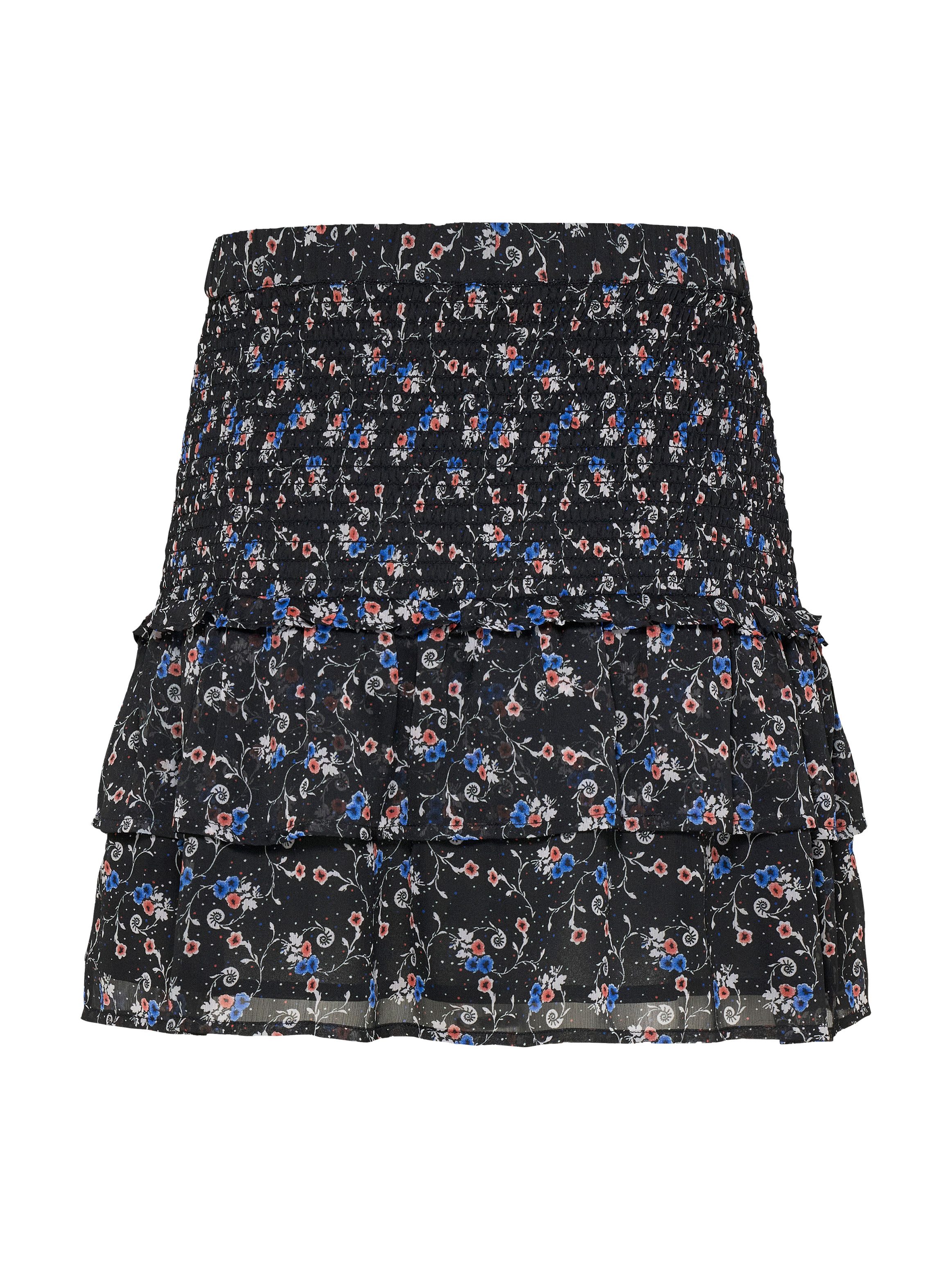 TOMMY JEANS Rok met ruches TJW RUCHED AOP SKIRT met volants, allover print