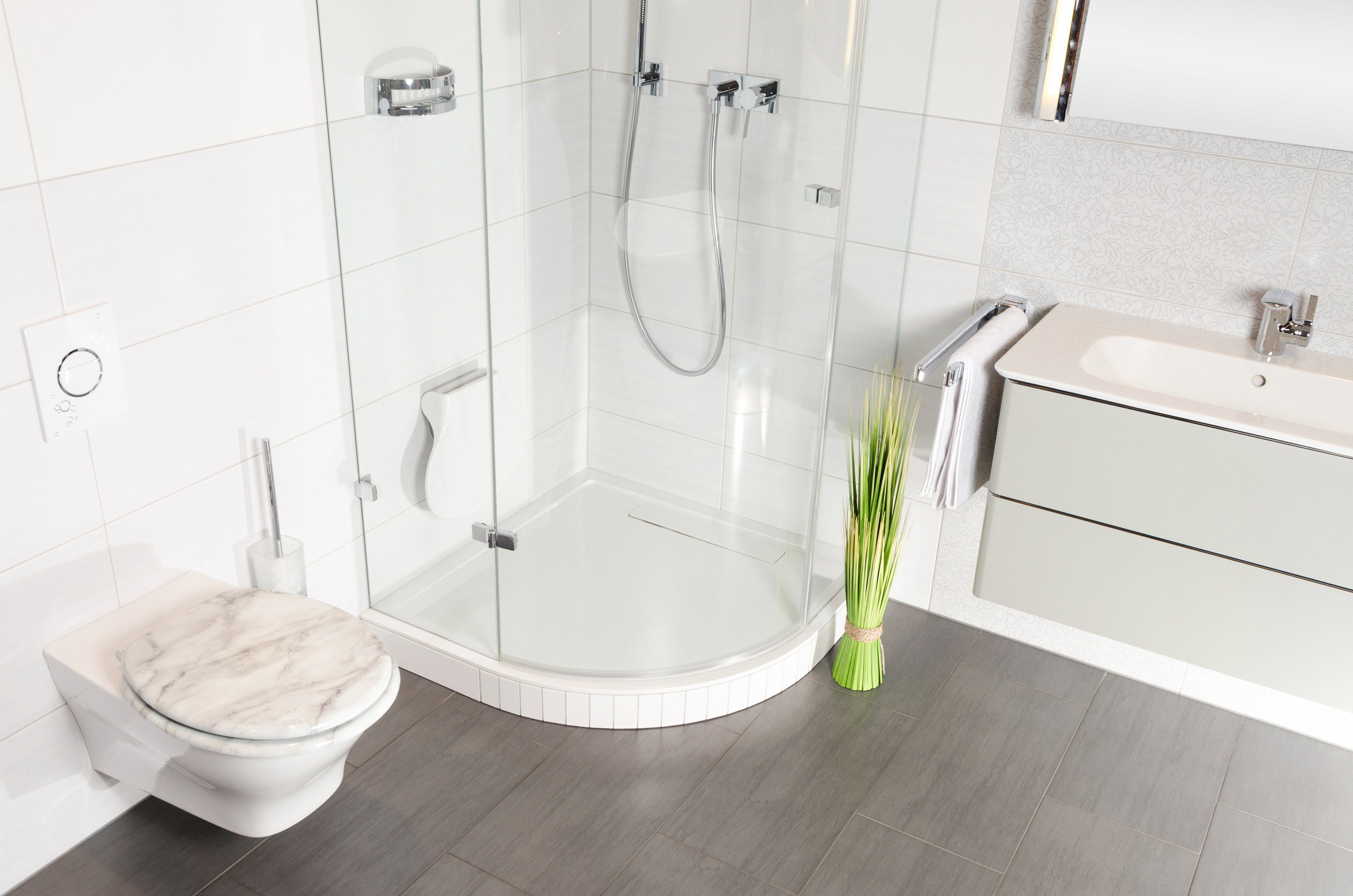 Sanilo Toiletzitting Marmer met soft-closemechanisme