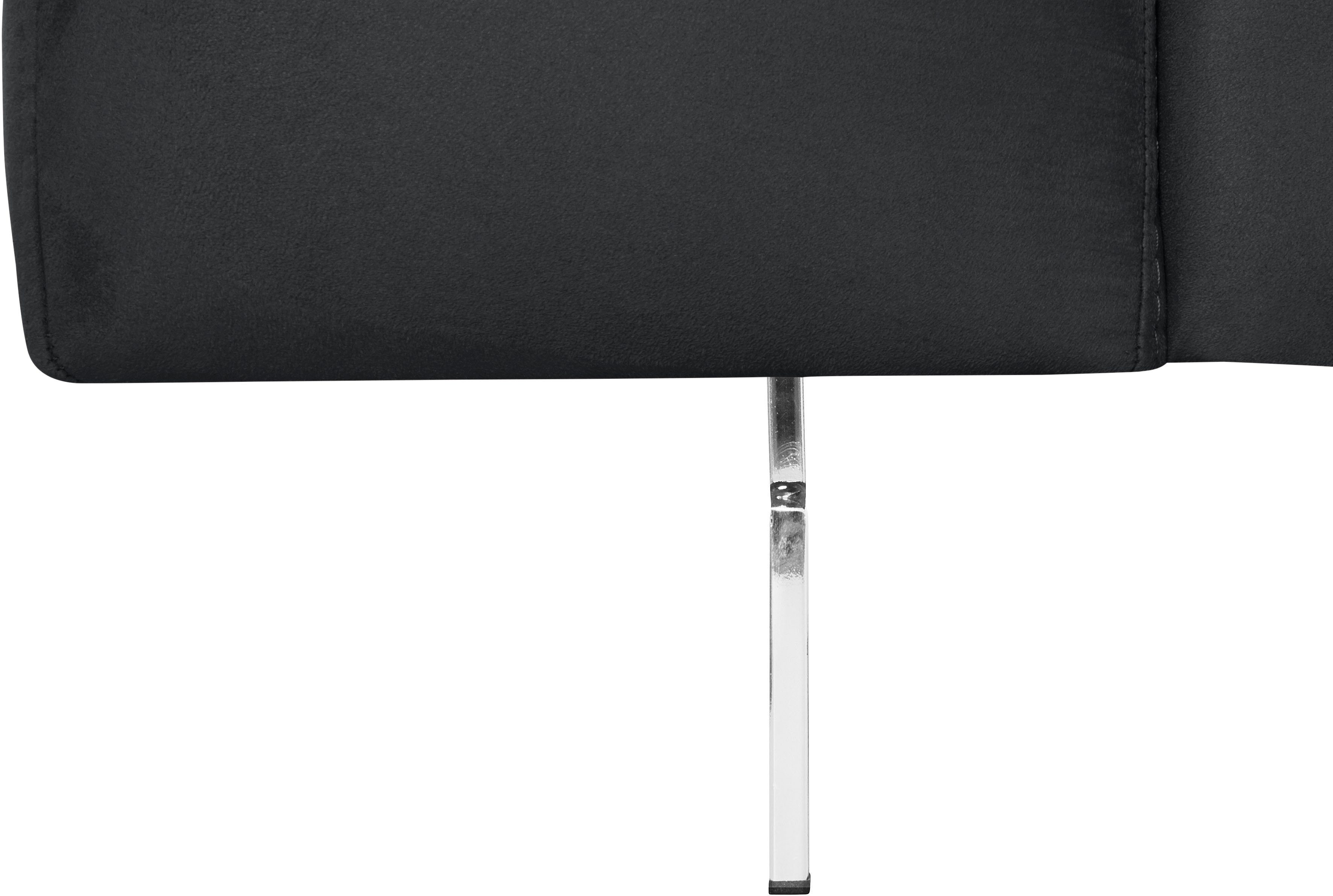 COTTA 3-zitsbank Chef Big-sofa met verstelbare rugleuning, elegante metalen poten