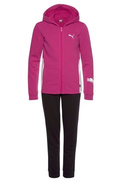 puma joggingpak hooded sweat suit tr cl g (set, 2-delig) roze