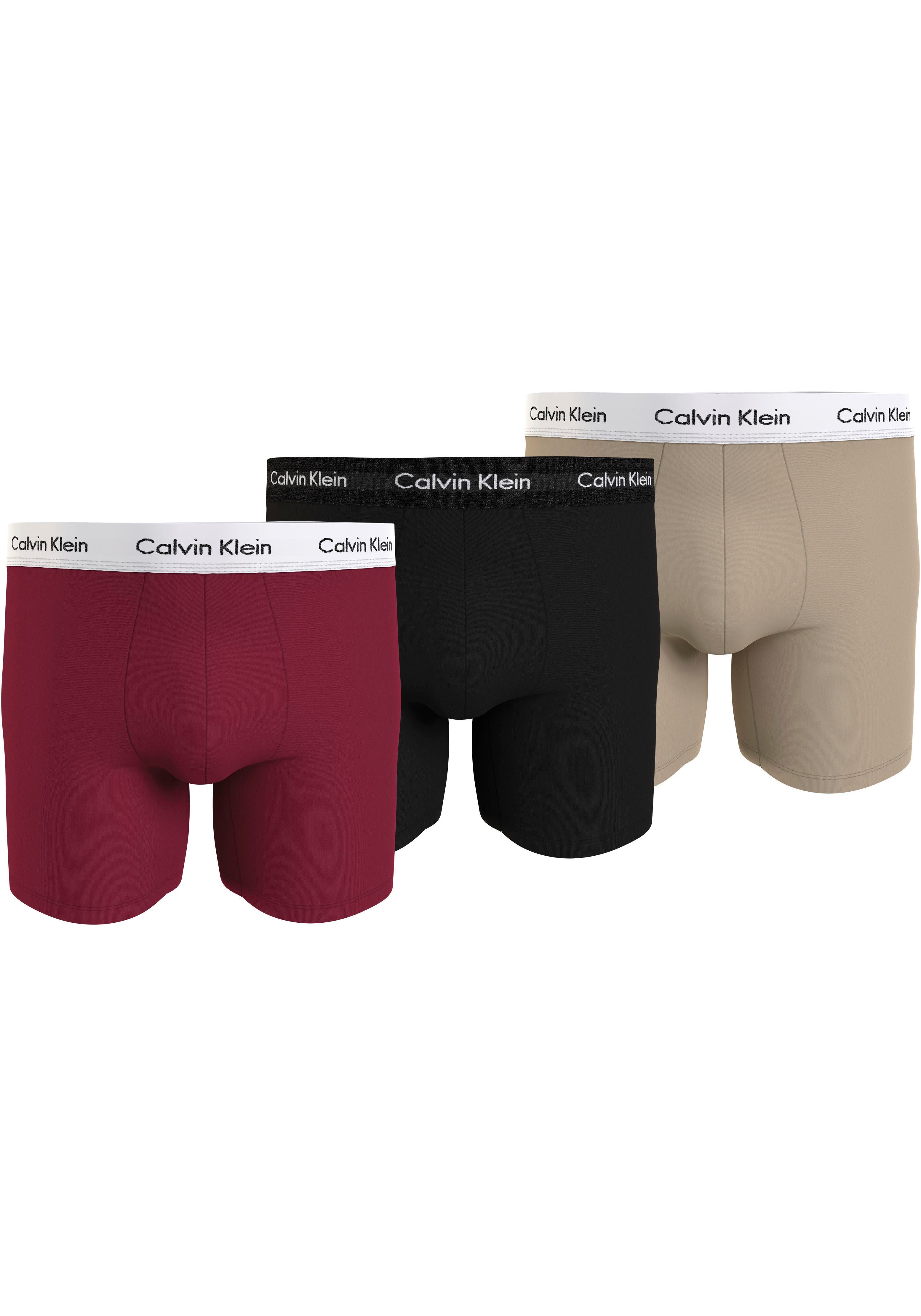 Calvin Klein Boxershort BOXER BRIEF 3PK met elastische logo-band (3 stuks)